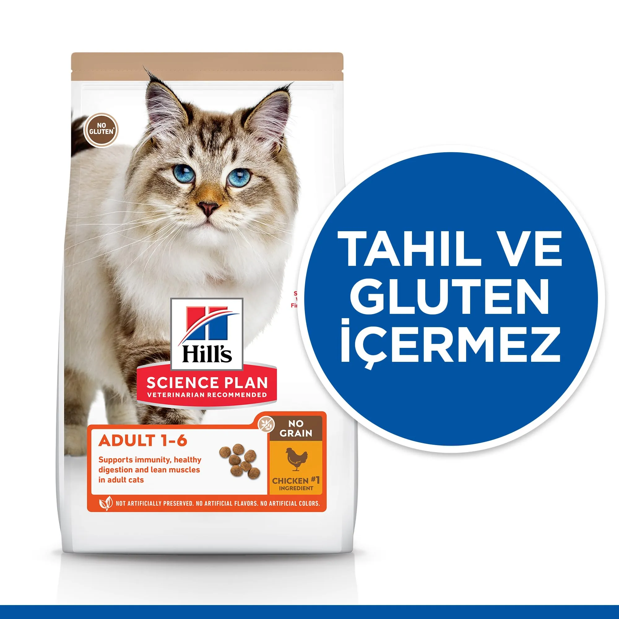 Hill's Science Plan Gatto Adult No Grain Pollo 1.5 kg - immagine 2