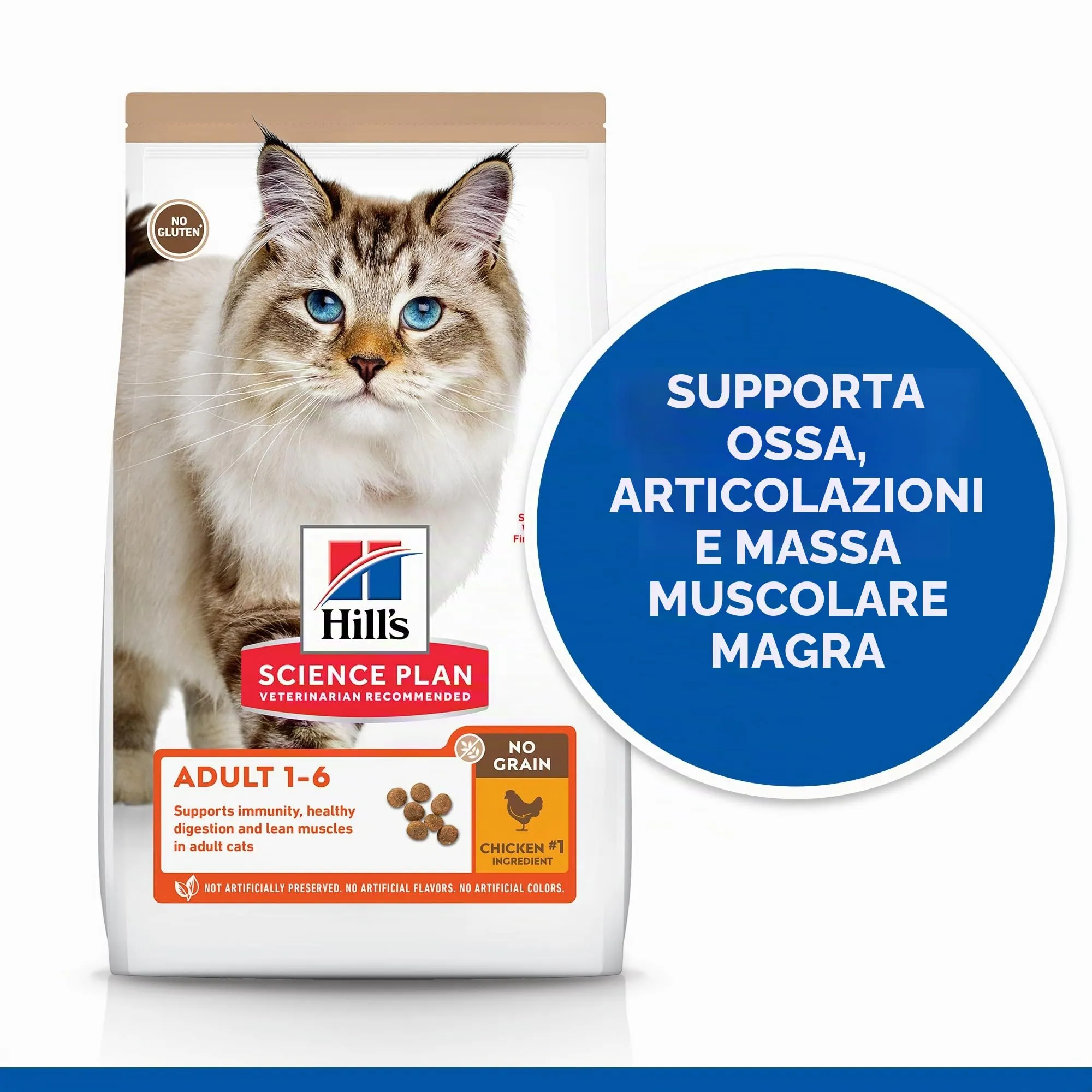 Hill's Science Plan Gatto Adult No Grain Pollo 1.5 kg - immagine 3