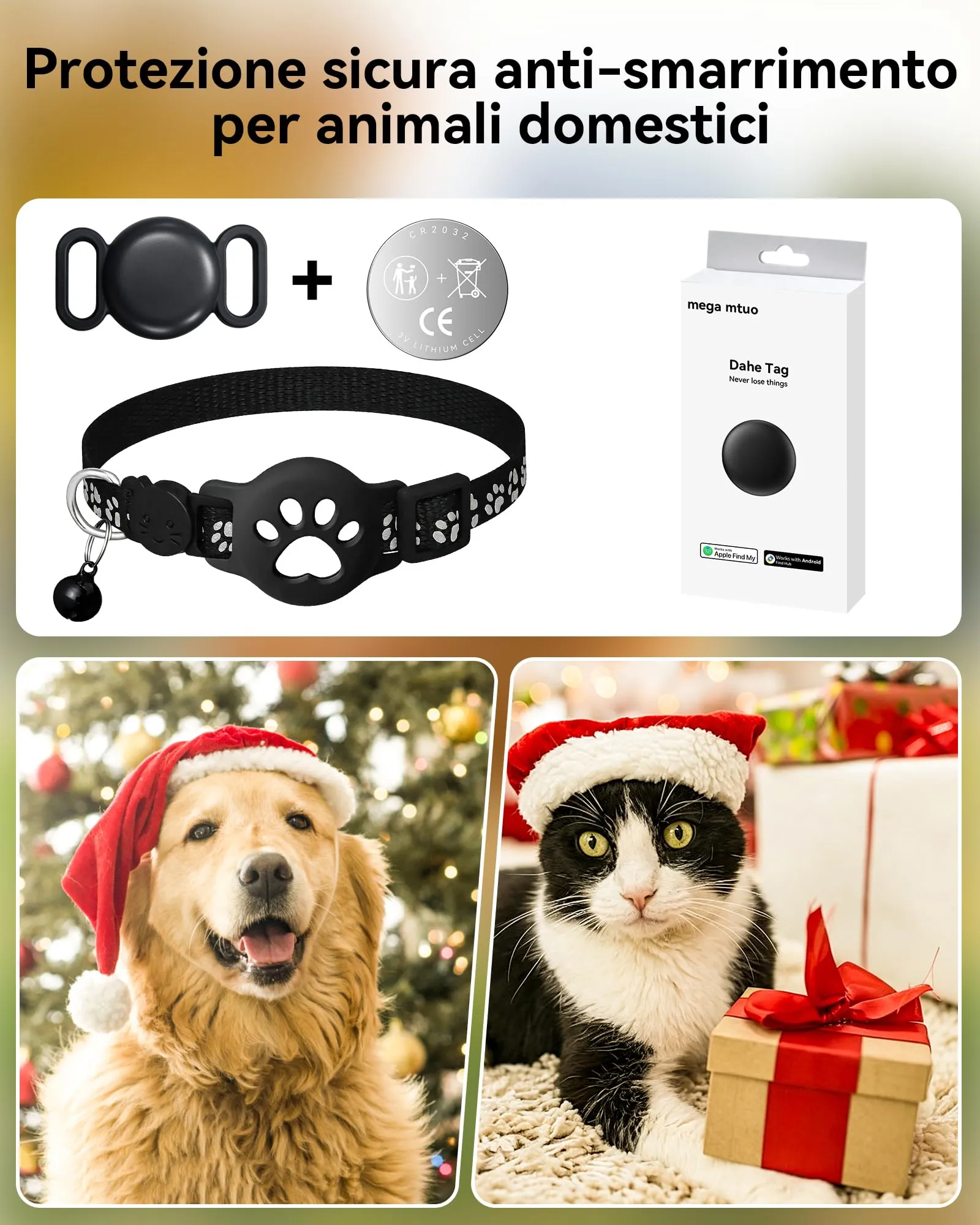 CMINGKEJI Collare GPS per Gatti e Cani Senza Abbonamento per iOS e Android - immagine 8