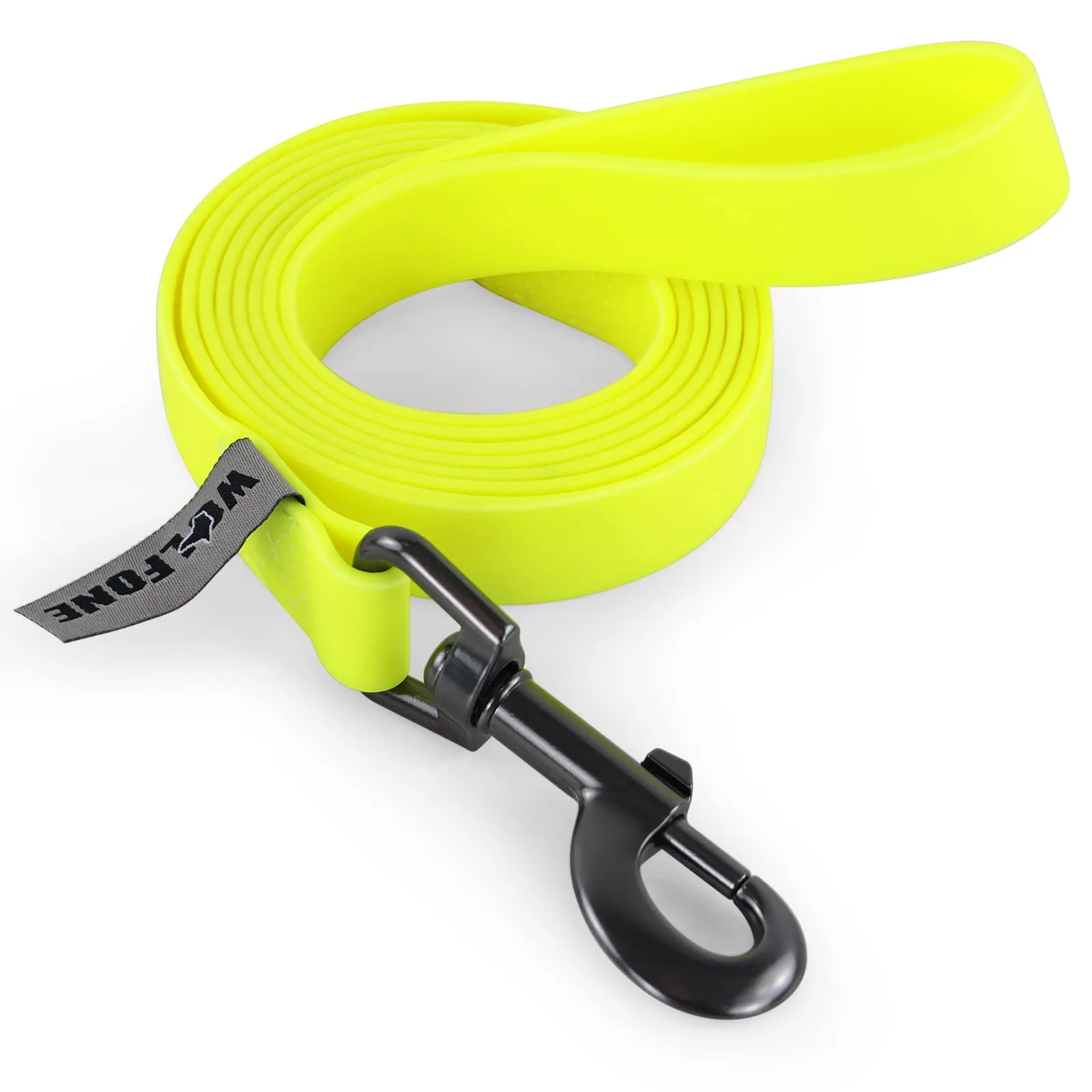 Wolfone Guinzaglio Addestramento Cani, Giallo, 1,5 m - immagine 1
