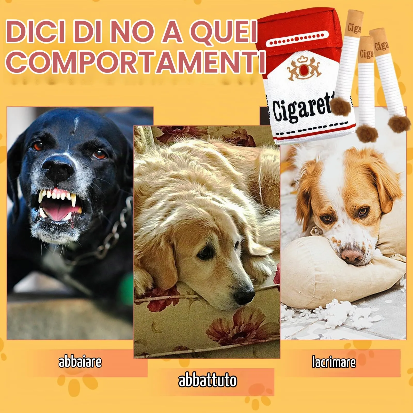 Luyuttn Giocattolo per Cani con Sigaretta Risatina - immagine 5