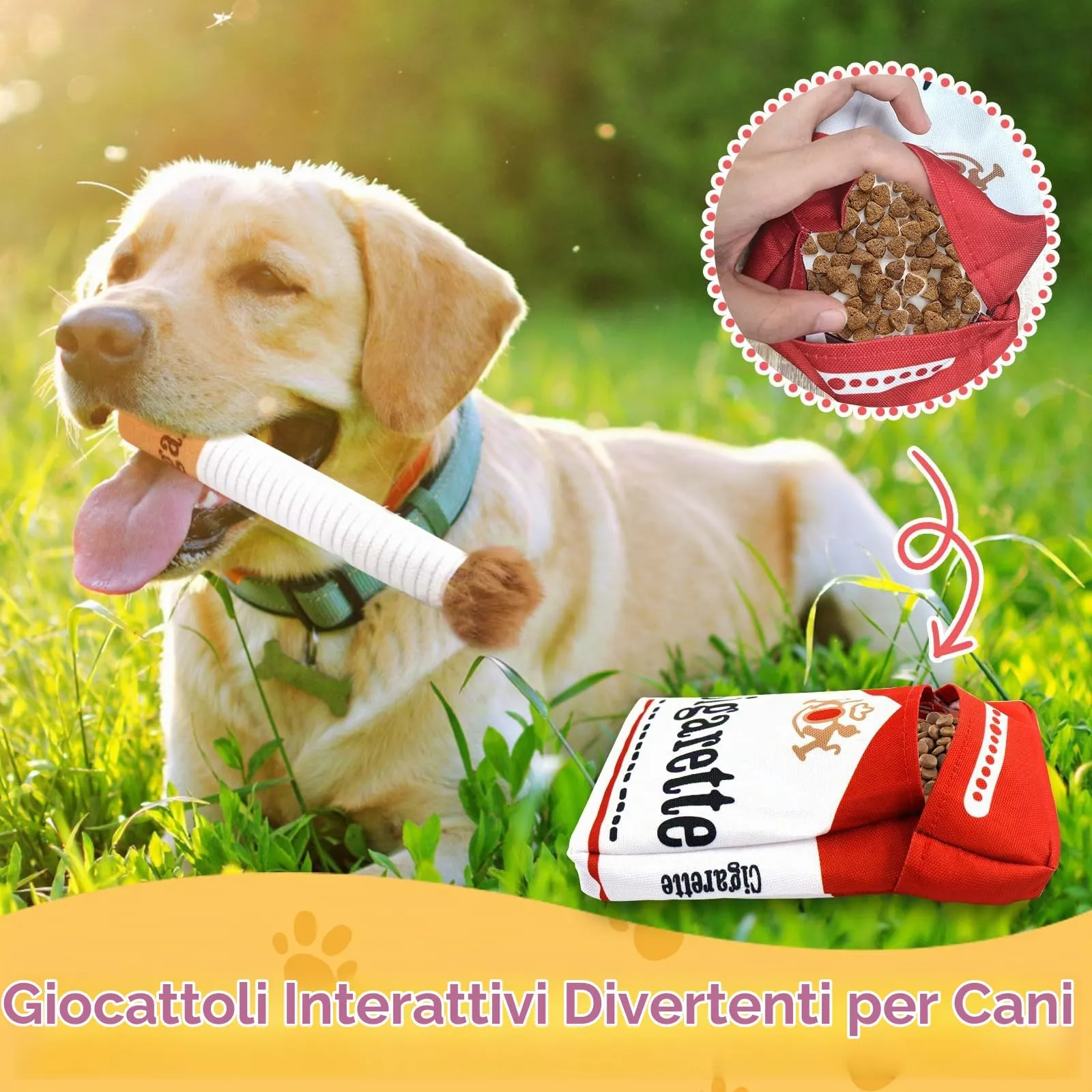 Luyuttn Giocattolo per Cani con Sigaretta Risatina - immagine 6