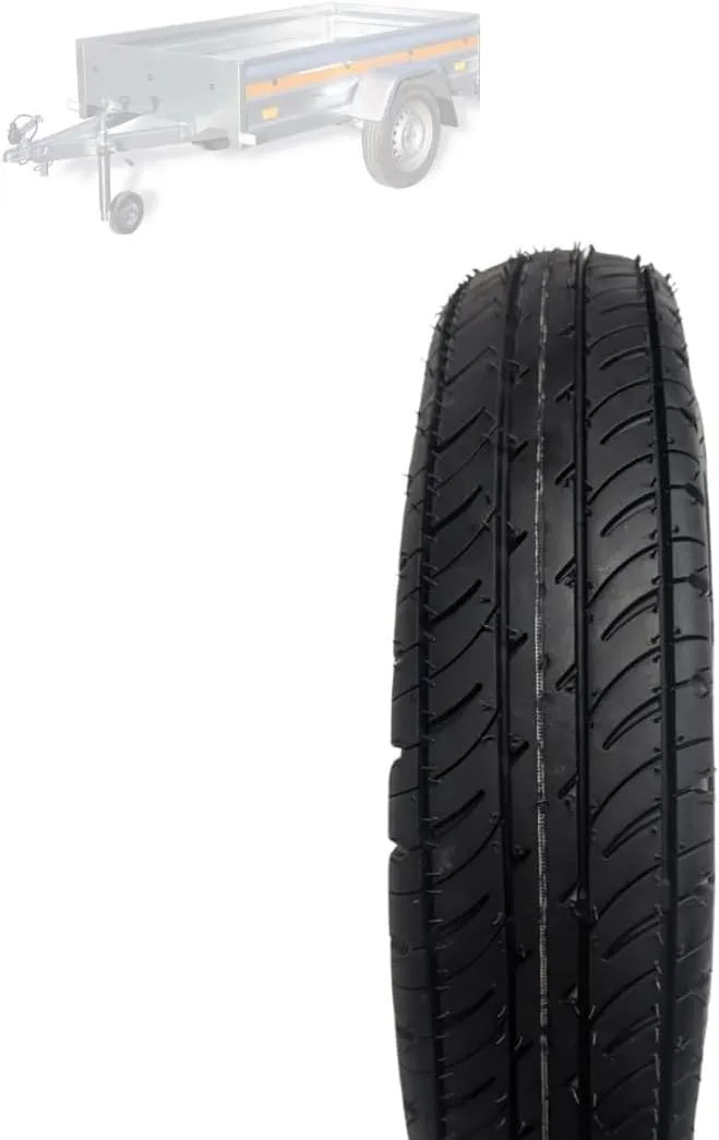 ECOVELO Pneumatici 4.00 – 10 Tube Type 4 P.R. 60J per Carrello Rimorchio Barca Trasporto Appendice (Set da 2) - immagine 2