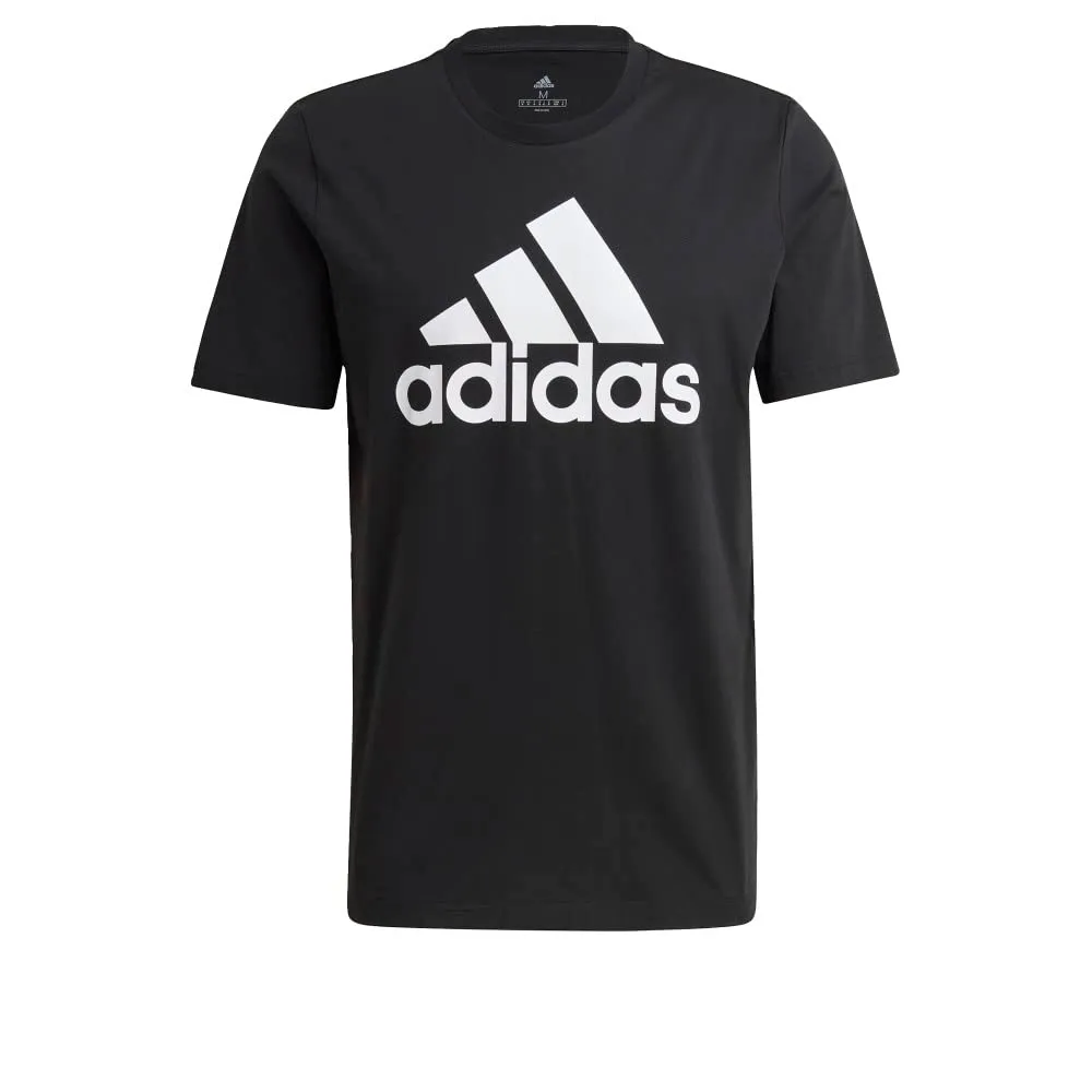 Adidas Essentials Big Logo T-Shirt, Nero/Bianco, XL - immagine 4