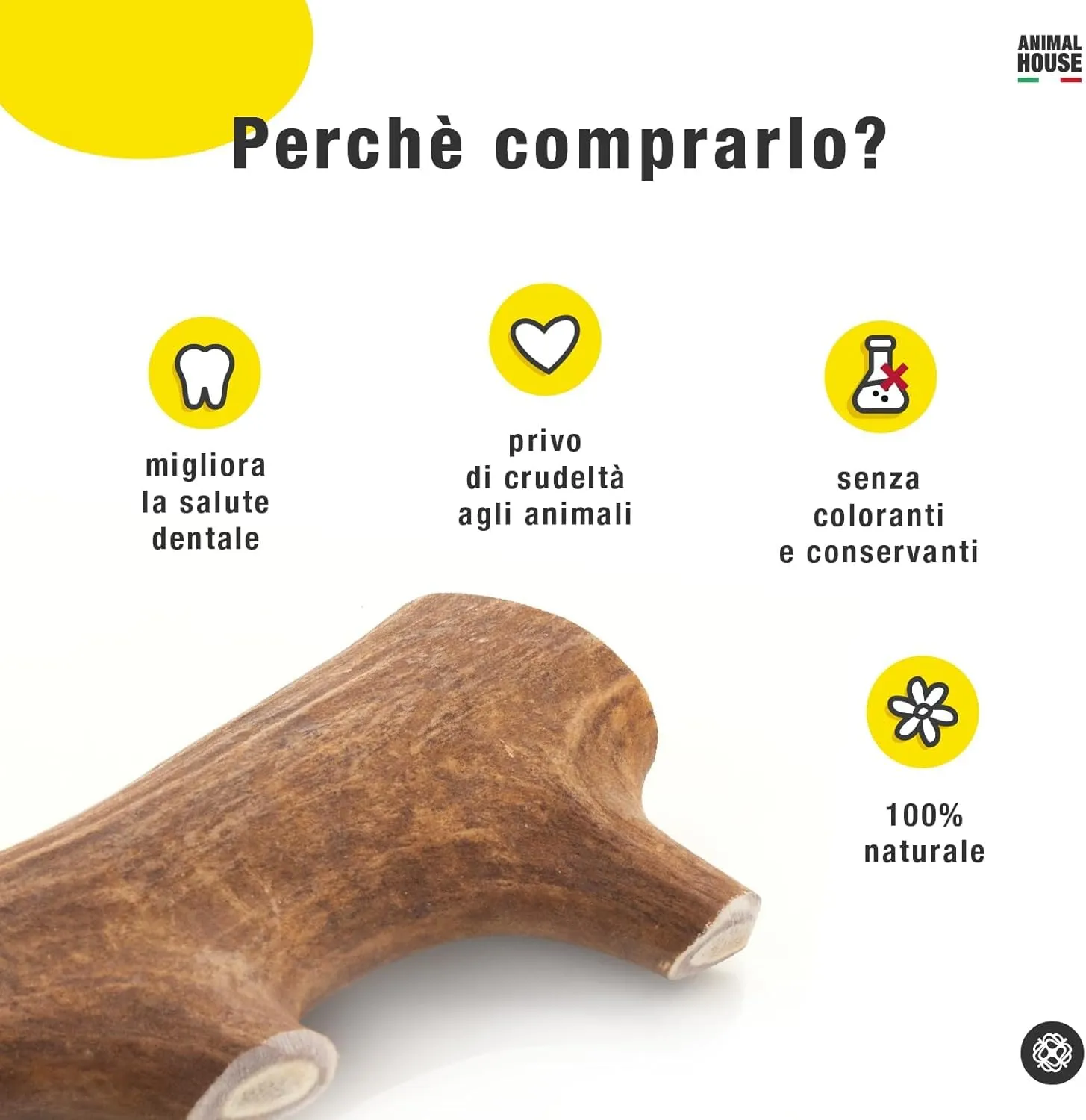 Animal House Corna di Renna per Cani, M - immagine 3