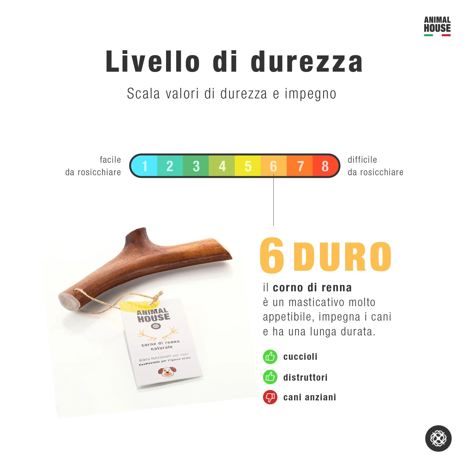 Animal House Corna di Renna per Cani, XL - immagine 7