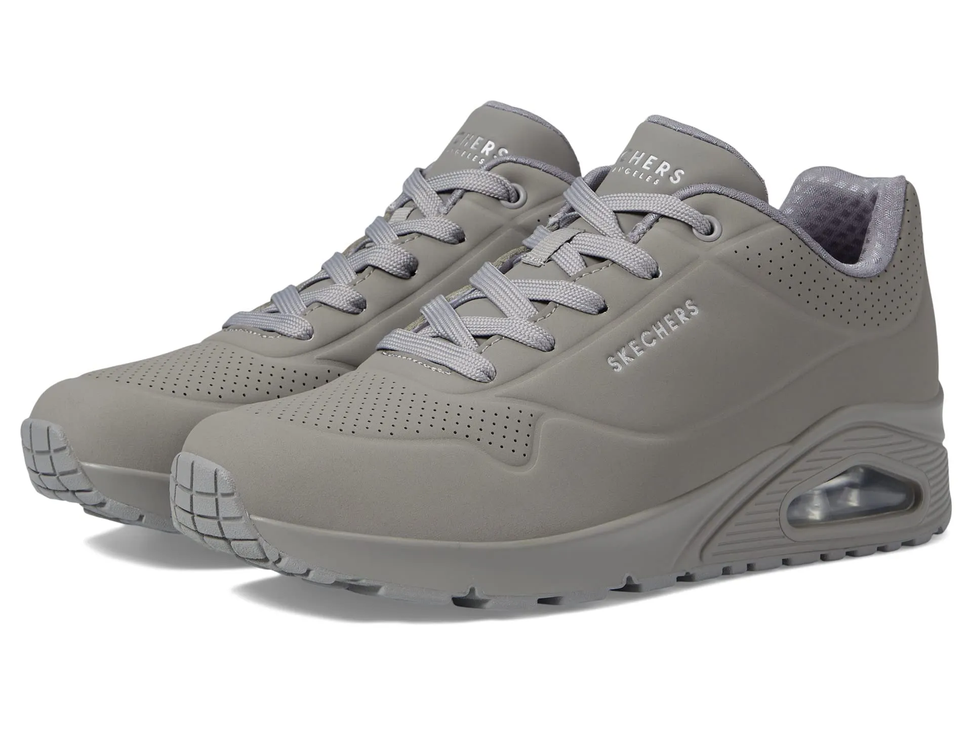 Skechers Uno Stand On Air Scarpe da ginnastica Donna, Gray Durabuck Mesh, 35 EU - immagine 2