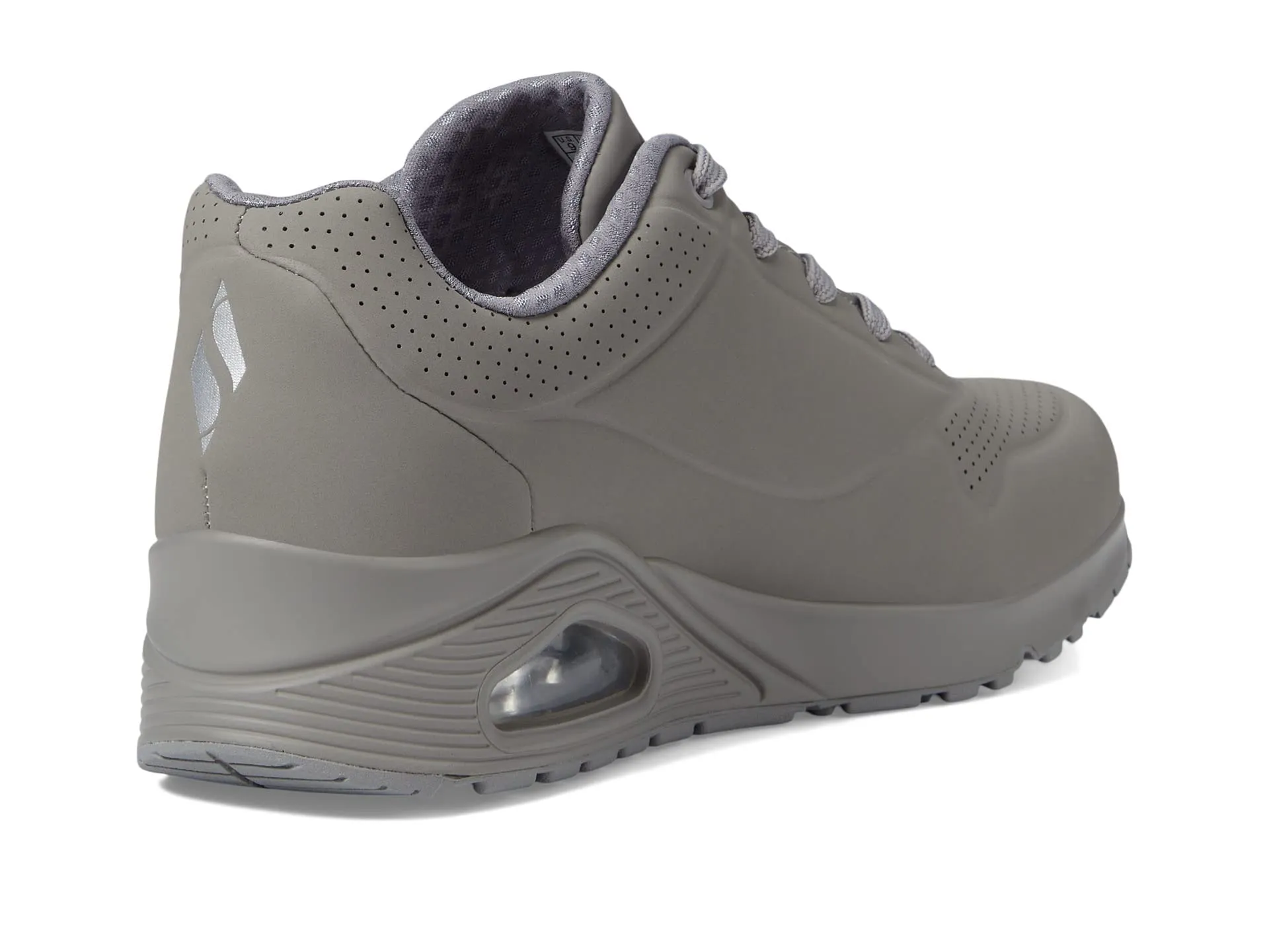 Skechers Uno Stand On Air Scarpe da ginnastica Donna, Gray Durabuck Mesh, 35 EU - immagine 6