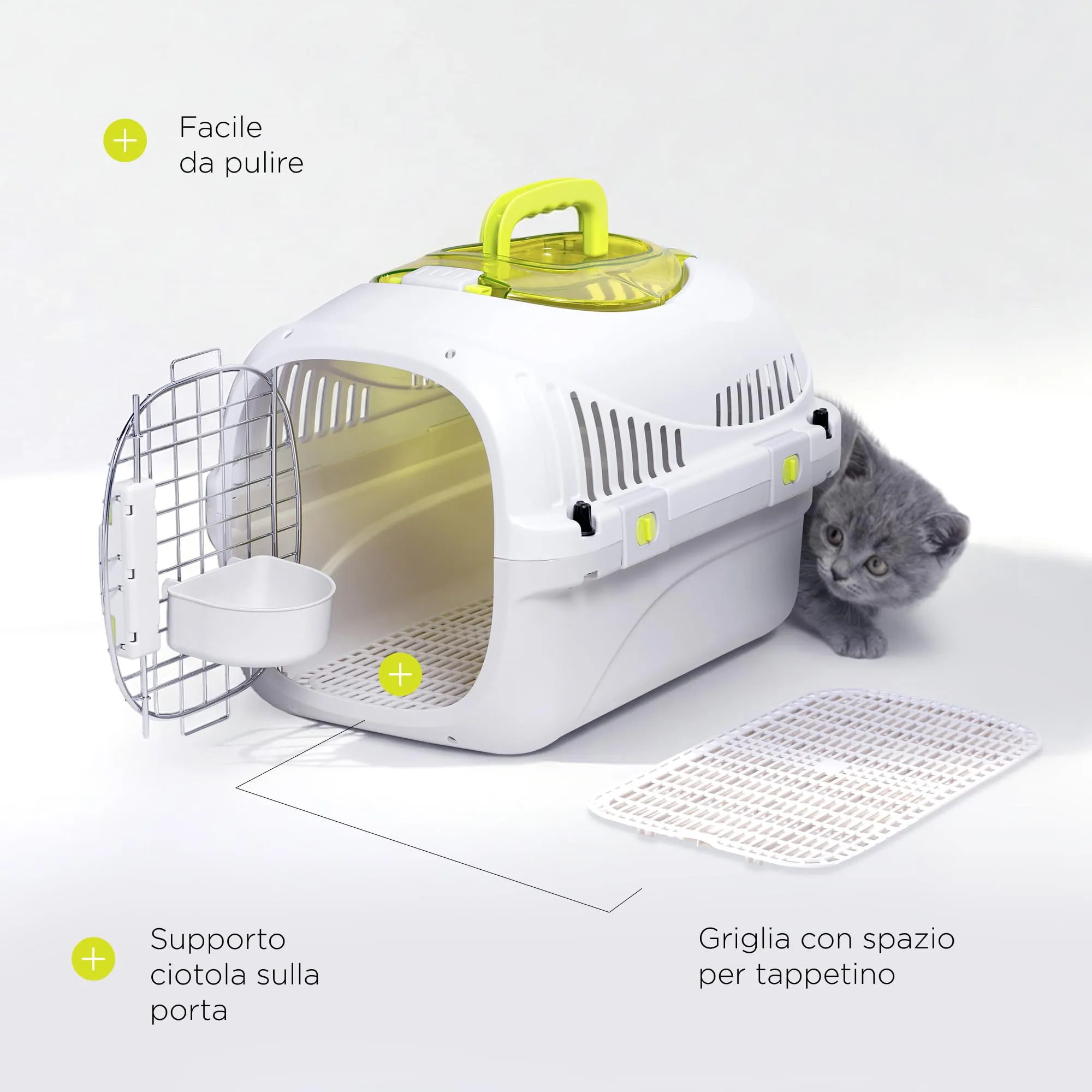 Peluvio Safy Trasportino Rigido per Cani e Gatti fino a 5 kg - immagine 3