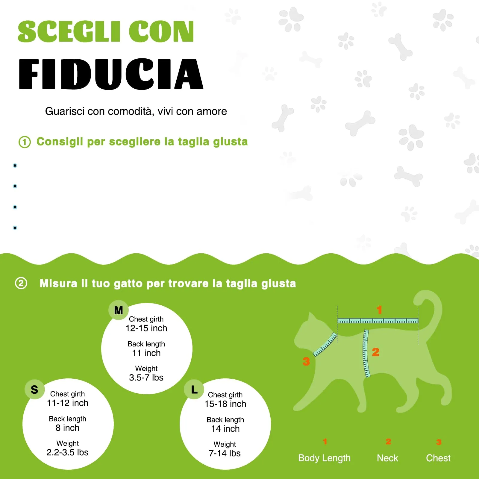 DoggieKit Tuta da Recupero Post-Operatoria per Gatti, Alternativa al Collare Elisabettiano per Sterilizzazione e Ferite Addominali, Taglia M, Leopardo - immagine 4