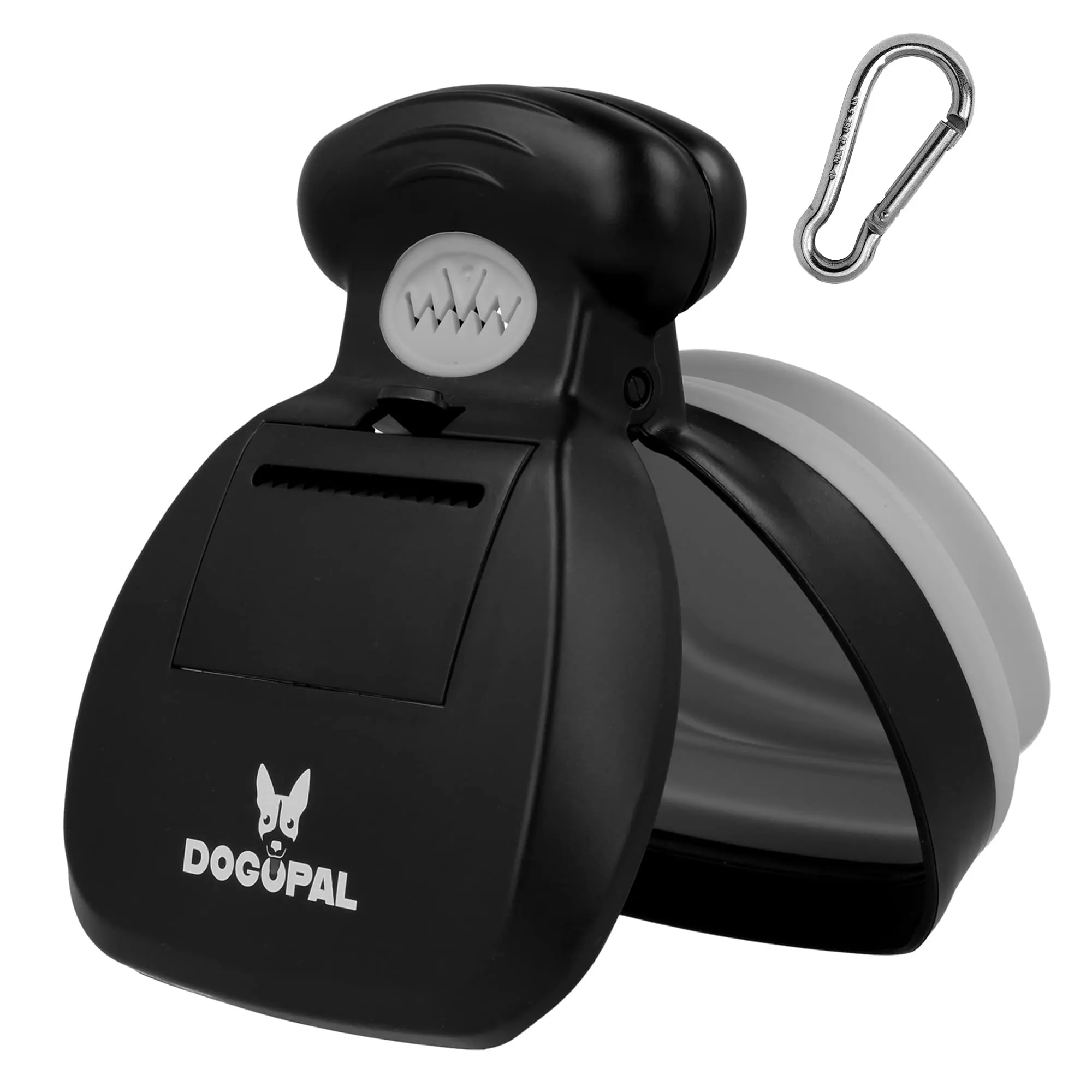 DOGOPAL Paletta portatile per escrementi di cane, Grigio, Medio - immagine 1