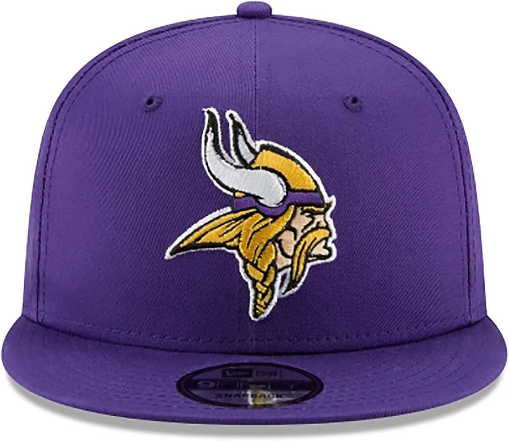 New Era NBA 9Fifty Snapback Cappellino da Uomo, Minnesota Vikings Viola, Taglia Unica - immagine 2