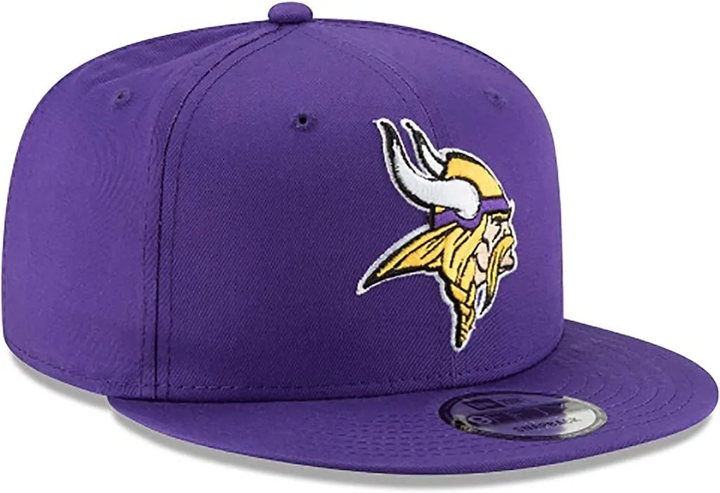 New Era NBA 9Fifty Snapback Cappellino da Uomo, Minnesota Vikings Viola, Taglia Unica - immagine 3