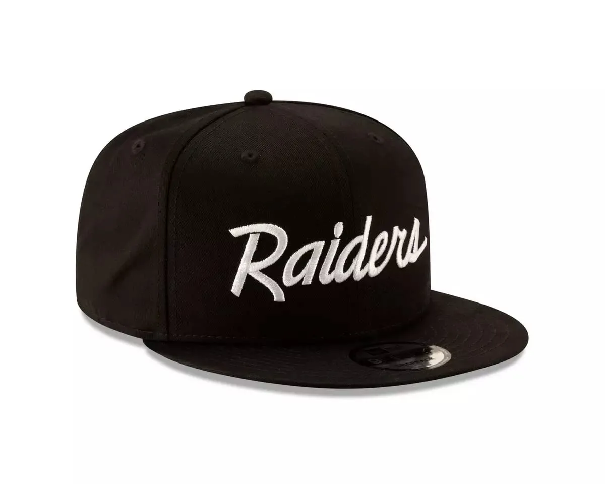 New Era NBA 9Fifty Snapback Las Vegas Raiders Script - Cappellino da Uomo, Taglia Unica - immagine 3