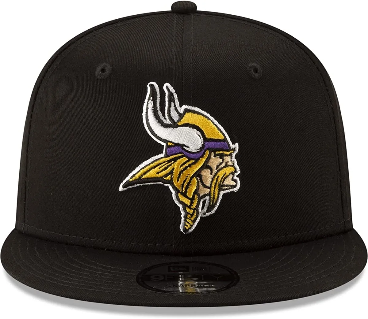 New Era NBA 9Fifty Snapback Cappellino da Uomo Minnesota Vikings Nero Taglia Unica - immagine 2