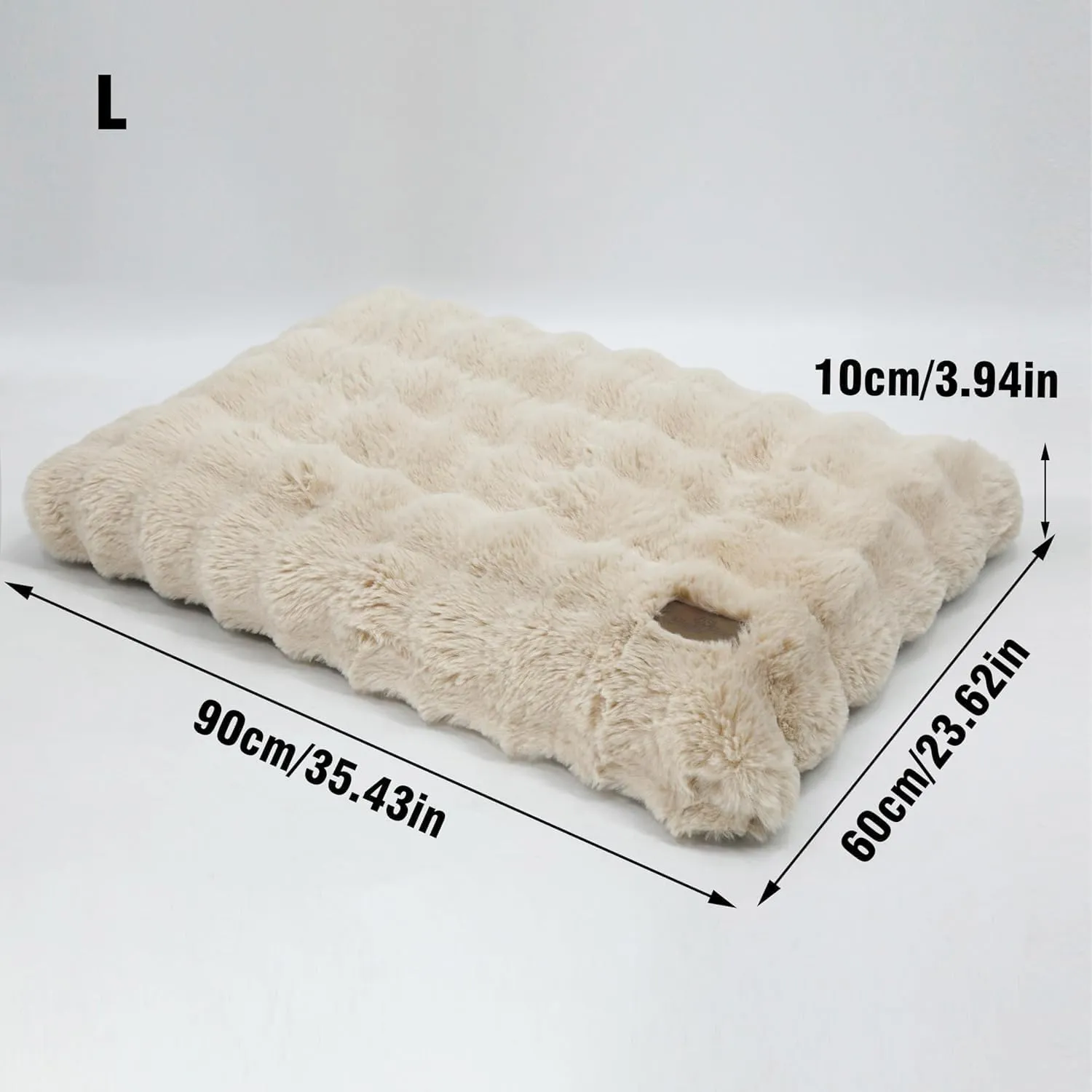 BingoPaw Cuccia Cane Interno, 90x60x10cm, Beige - immagine 2