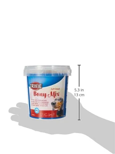 Trixie Barattolo Bony Mix 500g - Tx31496 - immagine 3