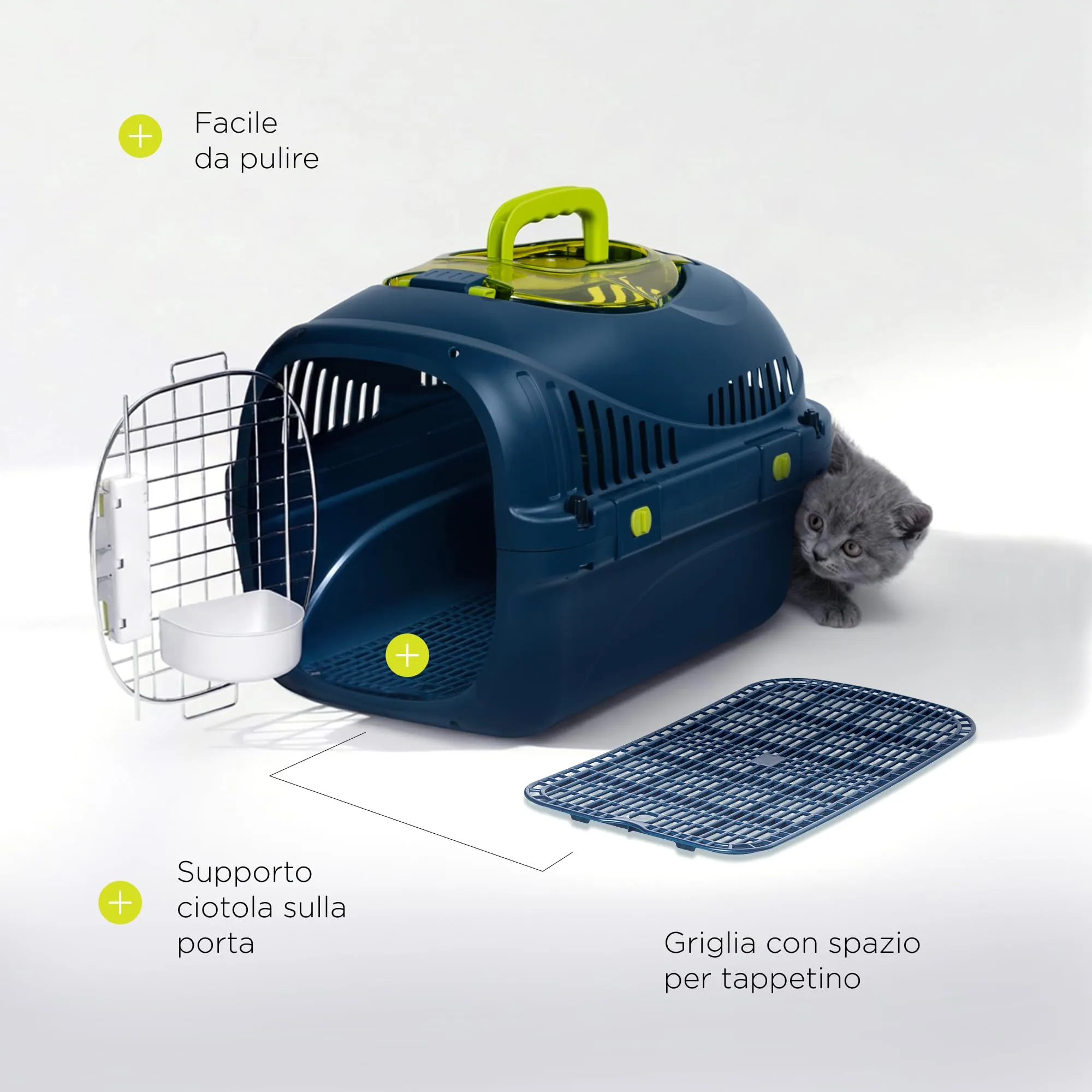 Peluvio Safy Trasportino Rigido per Cani e Gatti fino a 5 kg - immagine 3