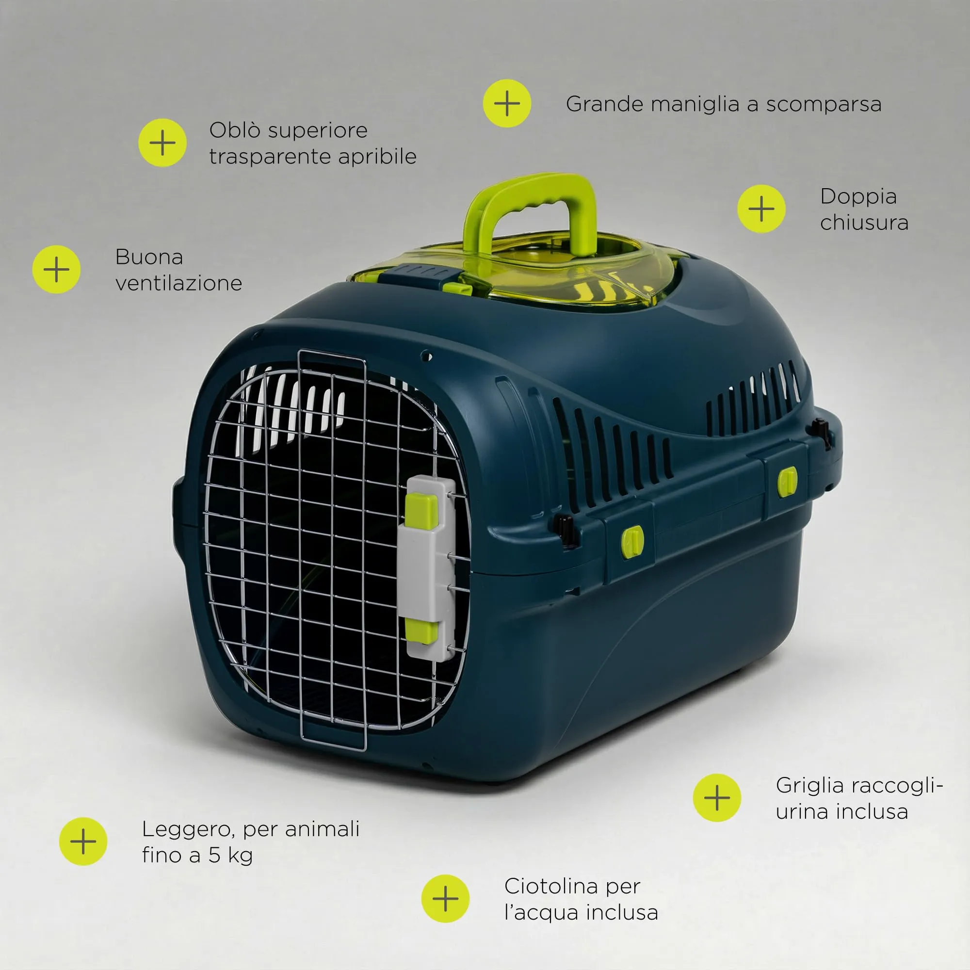 Peluvio Safy Trasportino Rigido per Cani e Gatti fino a 5 kg - immagine 8