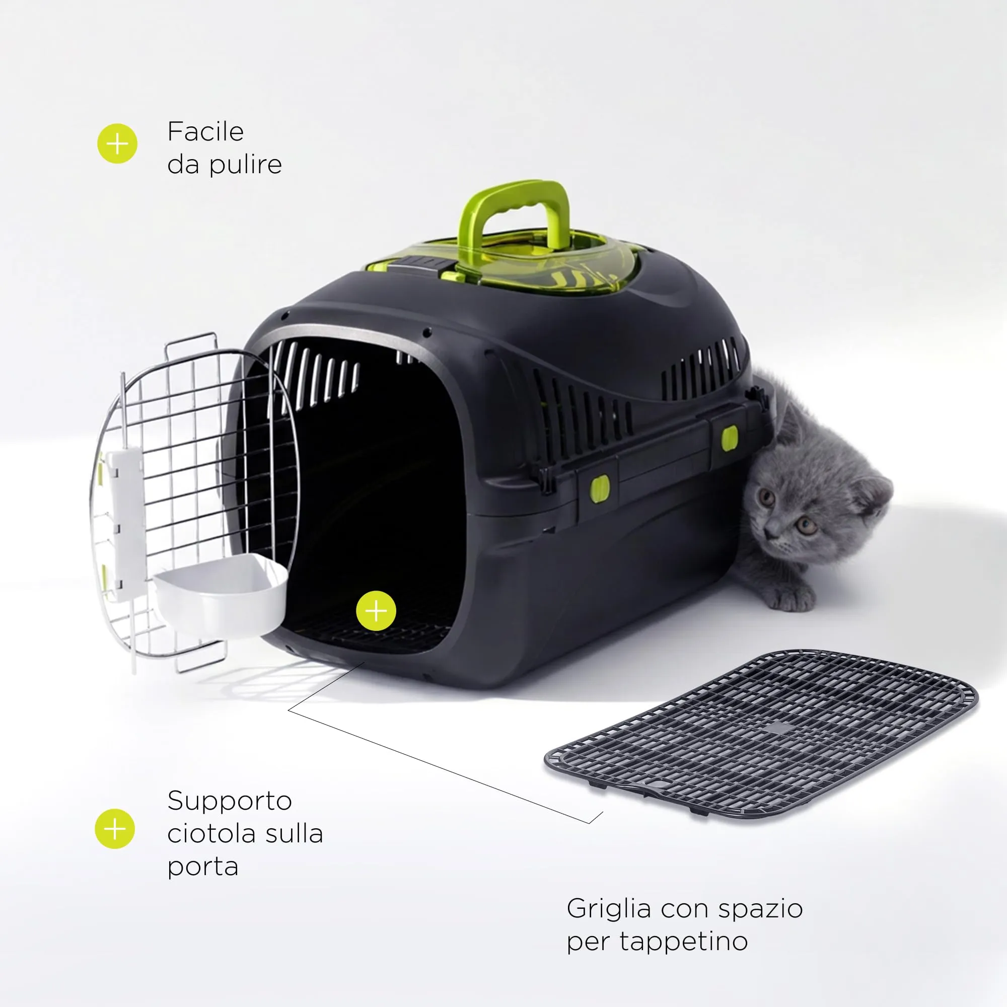 Peluvio Safy Trasportino Rigido per Cani e Gatti fino a 5 kg - immagine 3