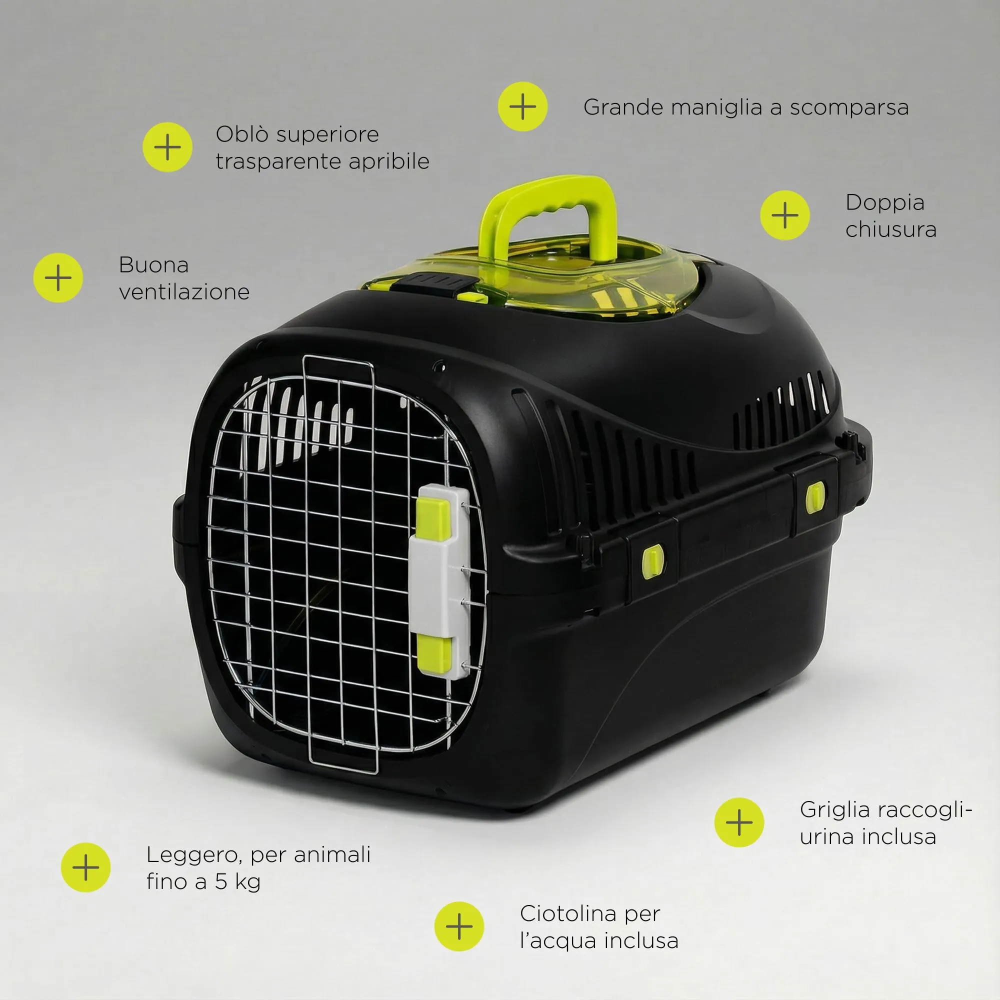 Peluvio Safy Trasportino Rigido per Cani e Gatti fino a 5 kg - immagine 8