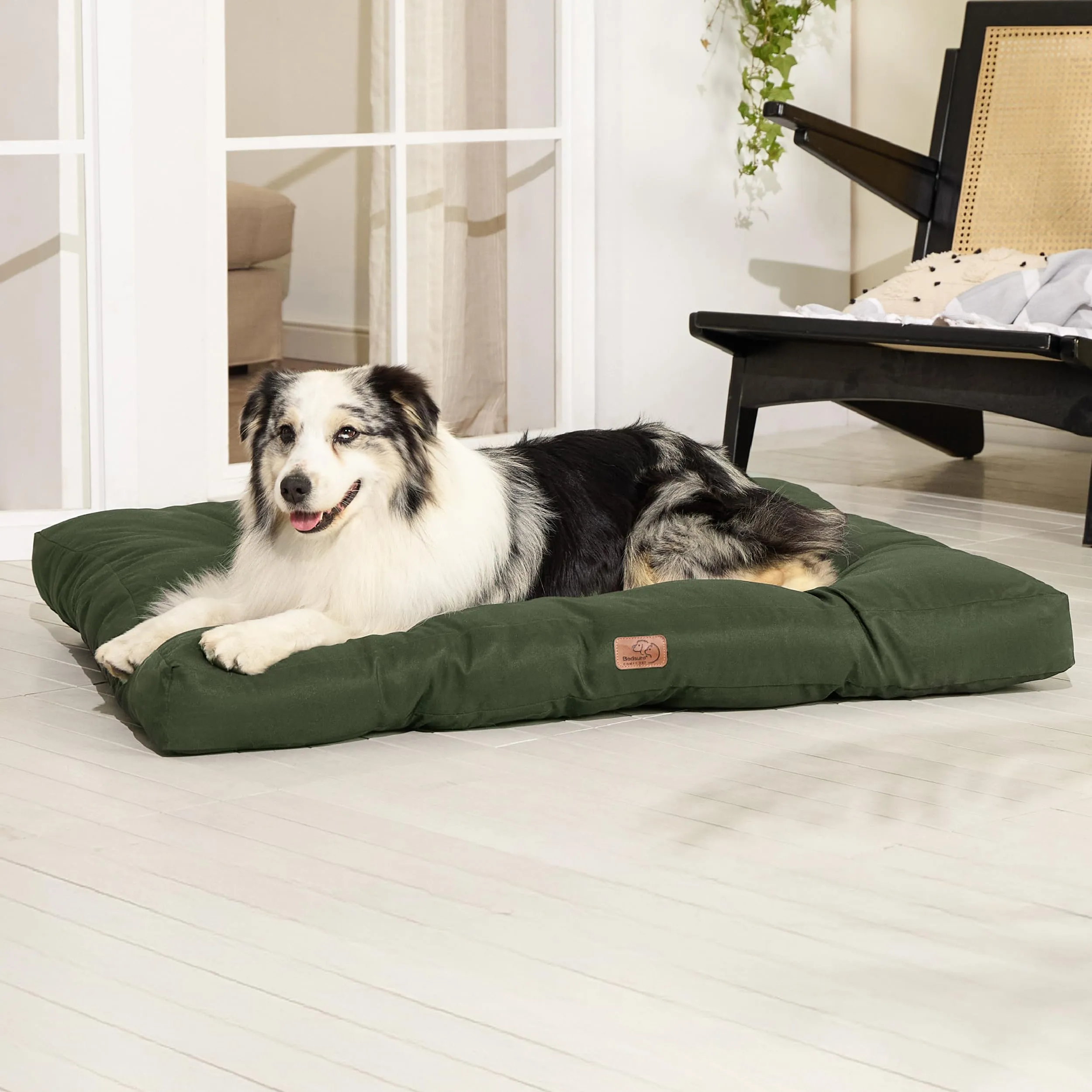 Bedsure Materasso Cani Lavabile, 111x89 cm, Verde - immagine 6