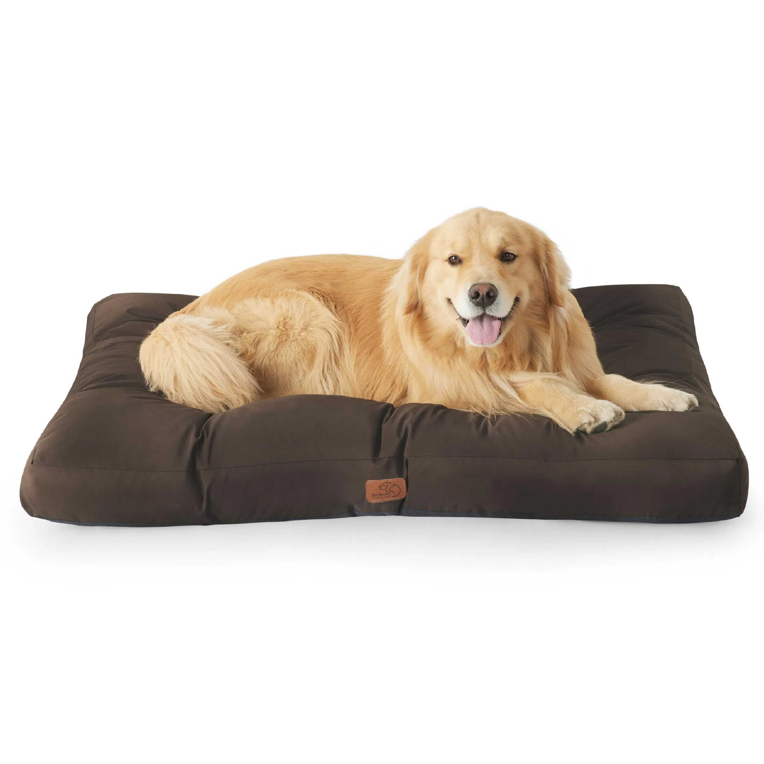 Bedsure Materasso Cani Lavabile, 120x90 cm, Marrone - immagine 1