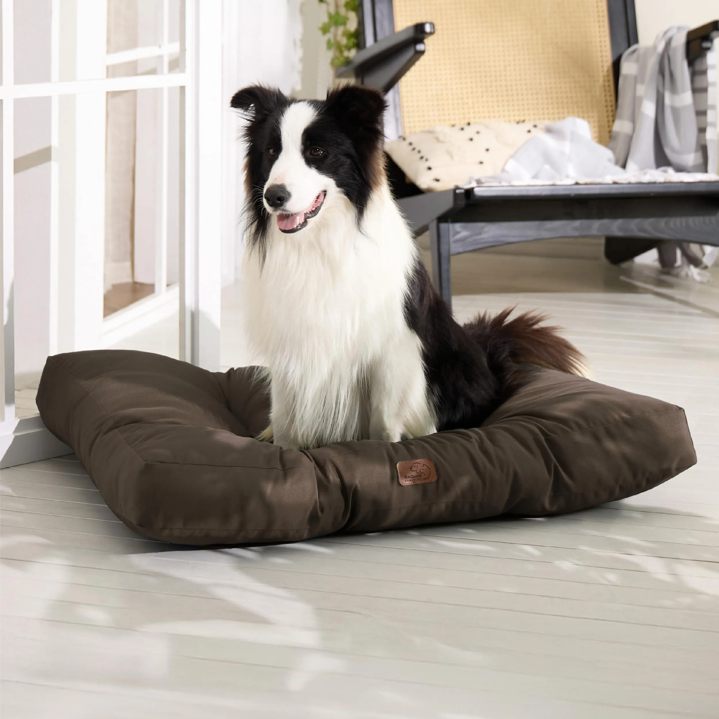 Bedsure Materasso Cani Lavabile, 91x68 cm, Marrone - immagine 7