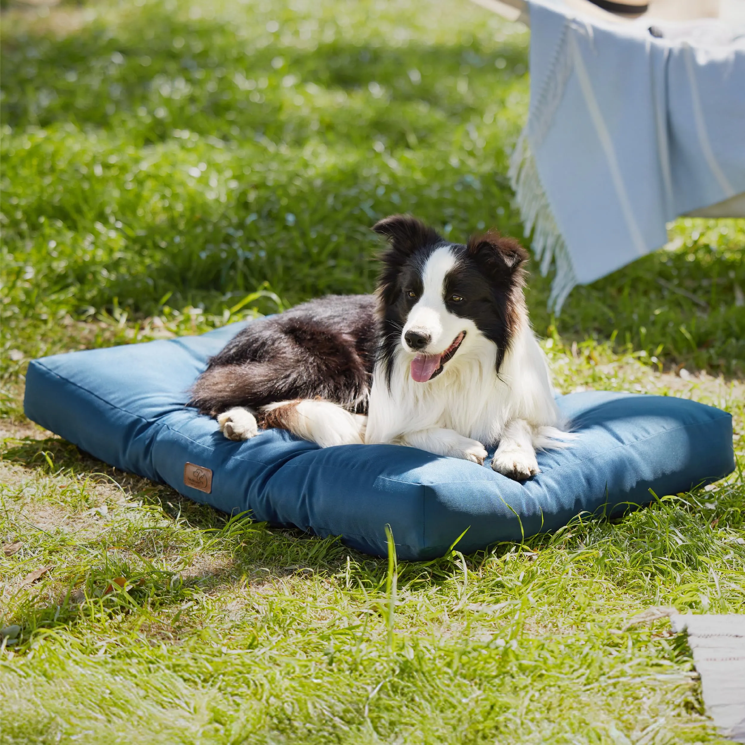Bedsure Materasso Cani Lavabile, 91x68 cm, Blu Tibetano - immagine 7