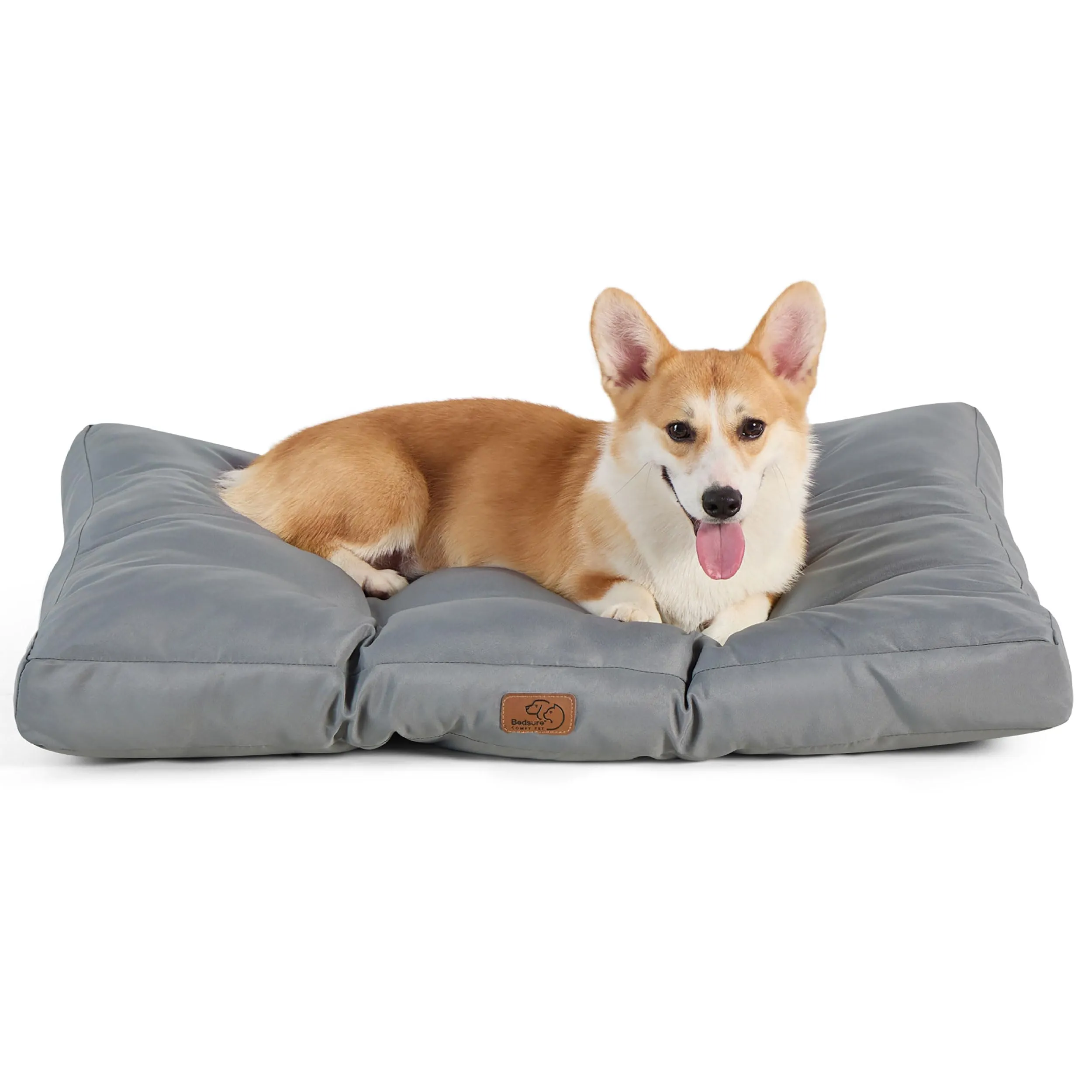 Bedsure Materasso Cani Lavabile, 76x50 cm, Grigio - immagine 1