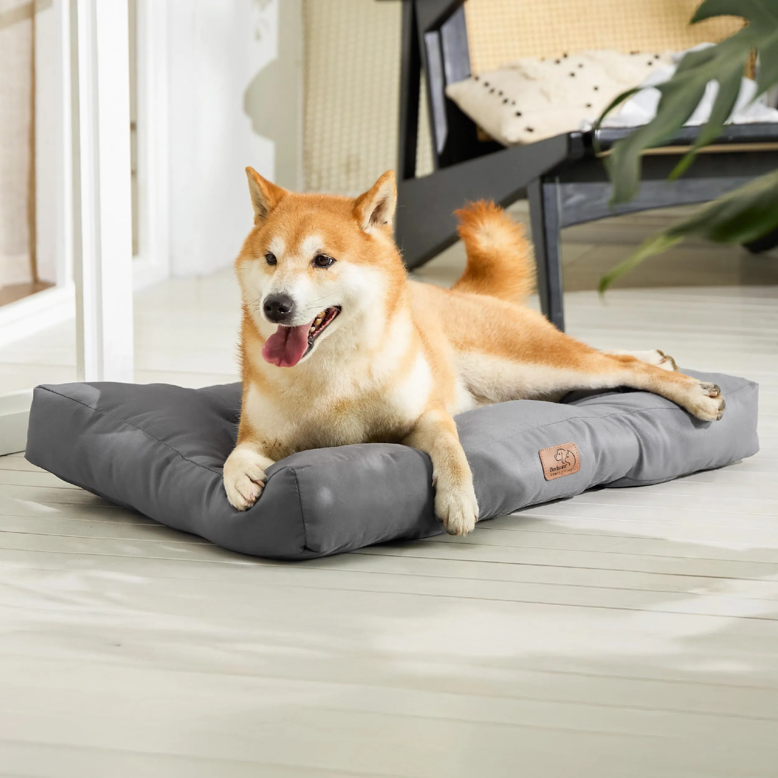 Bedsure Materasso Cani Lavabile, 76x50 cm, Grigio - immagine 7