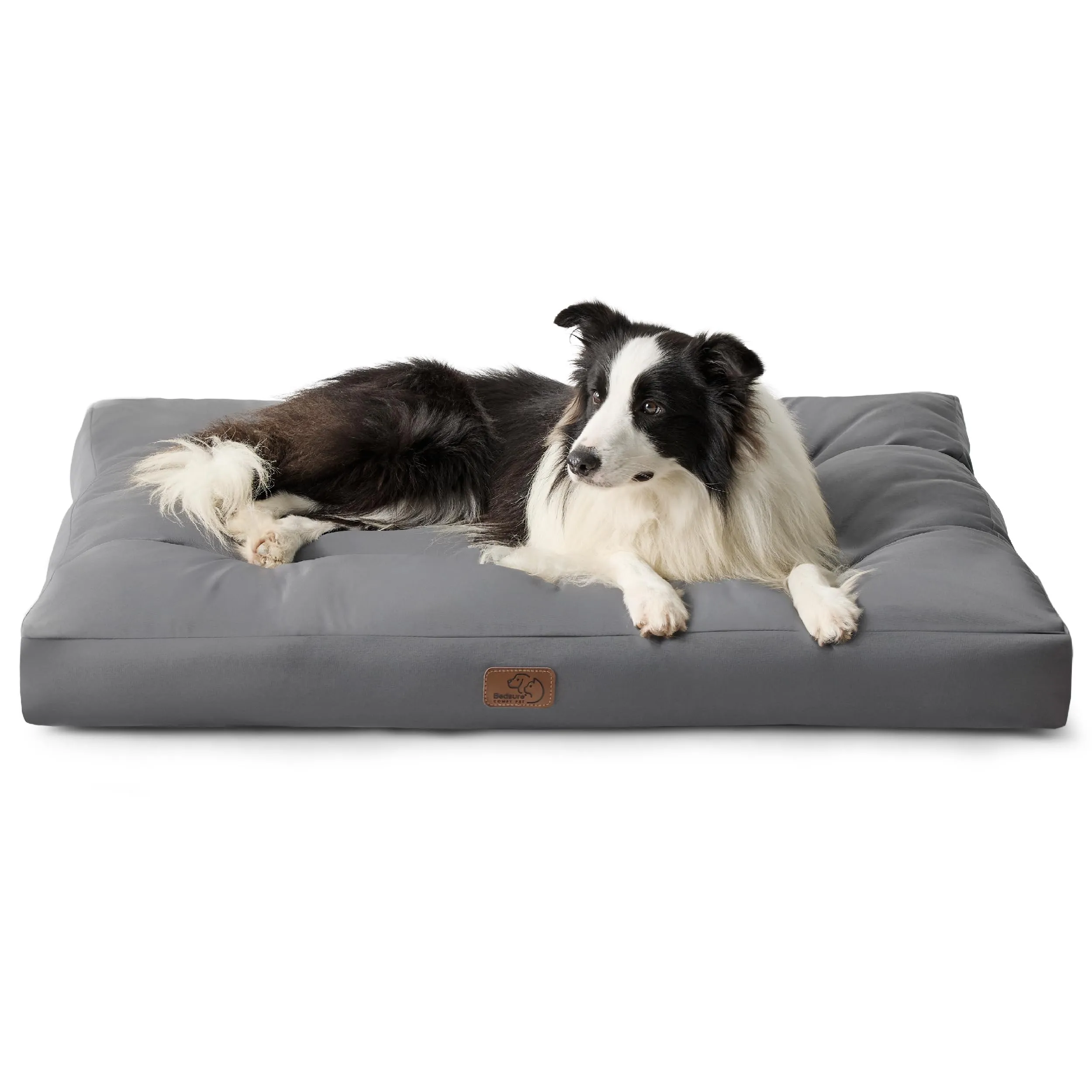 Bedsure Materasso Cani Lavabile, 91x68 cm, Grigio - immagine 1