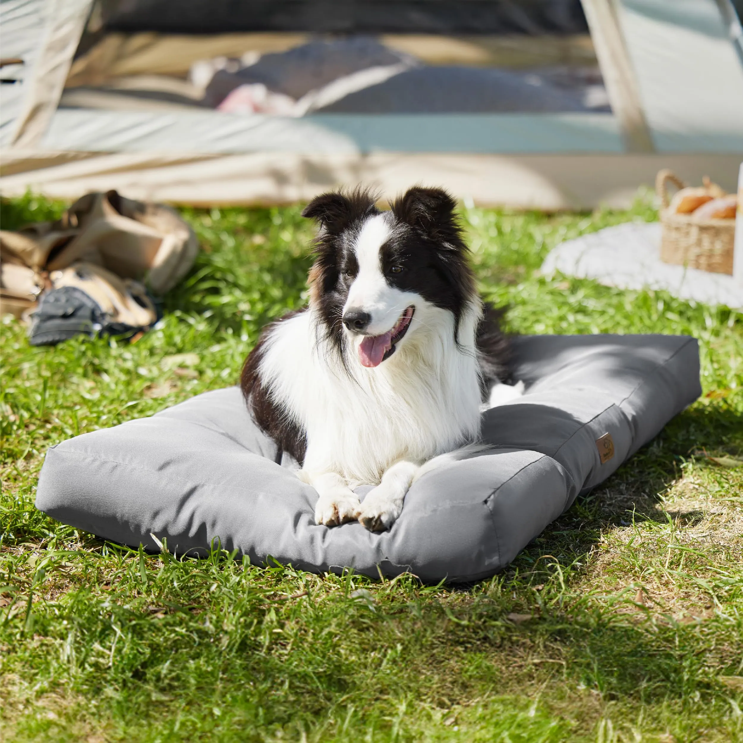 Bedsure Materasso Cani Lavabile, 91x68 cm, Grigio - immagine 7