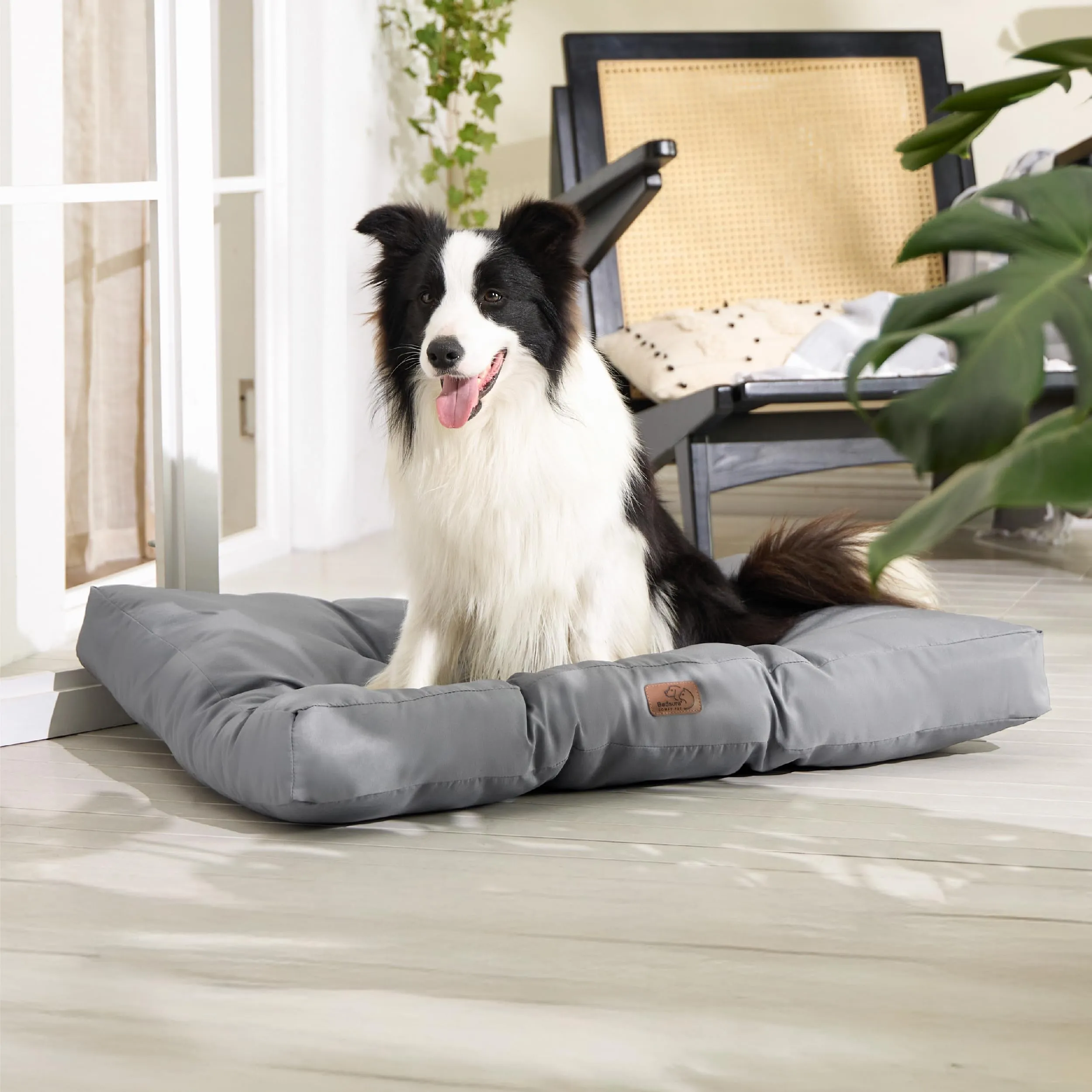 Bedsure Materasso Cani Lavabile, 91x68 cm, Grigio - immagine 8