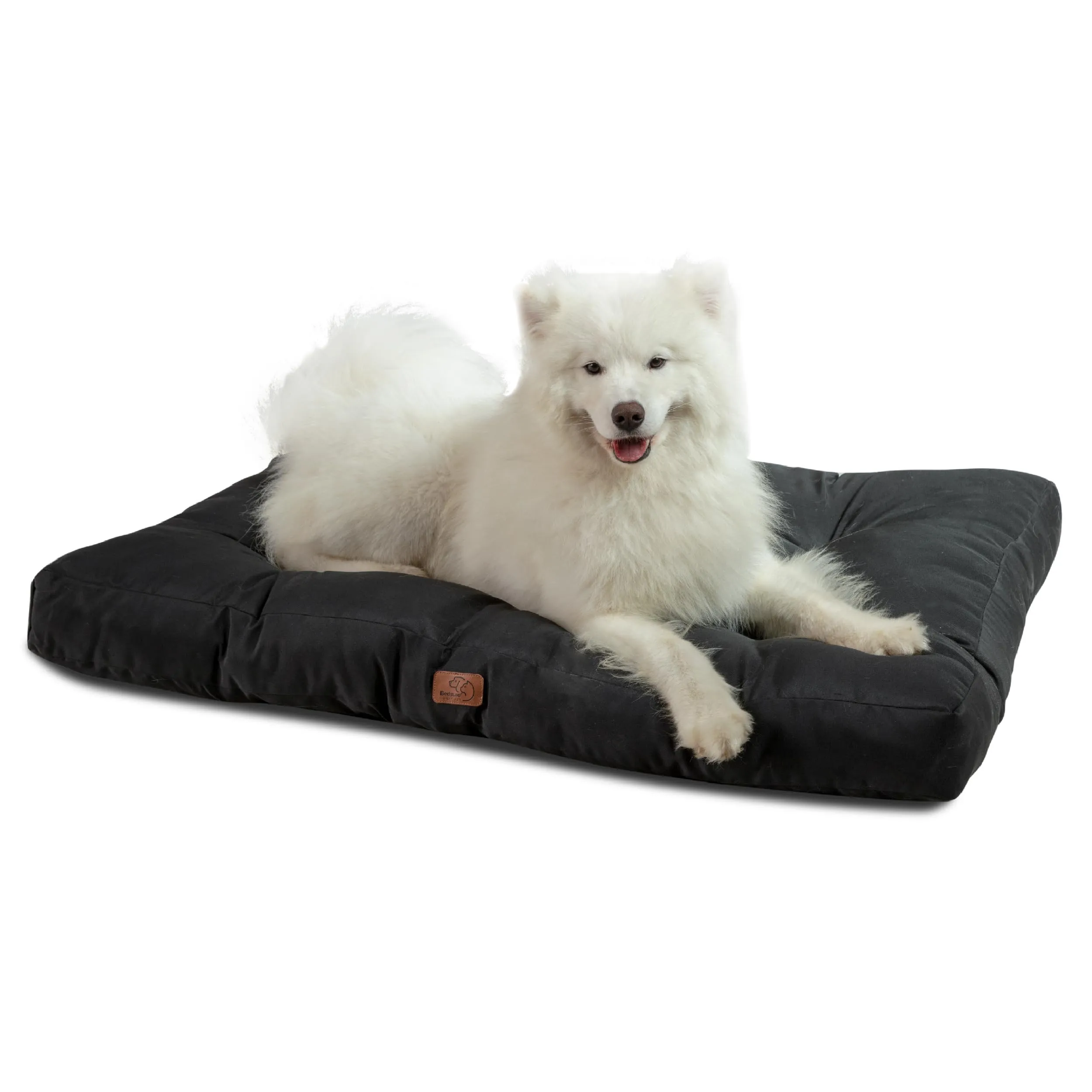 Bedsure Materasso per Cani Lavabile, 111x89 cm, Nero - immagine 1