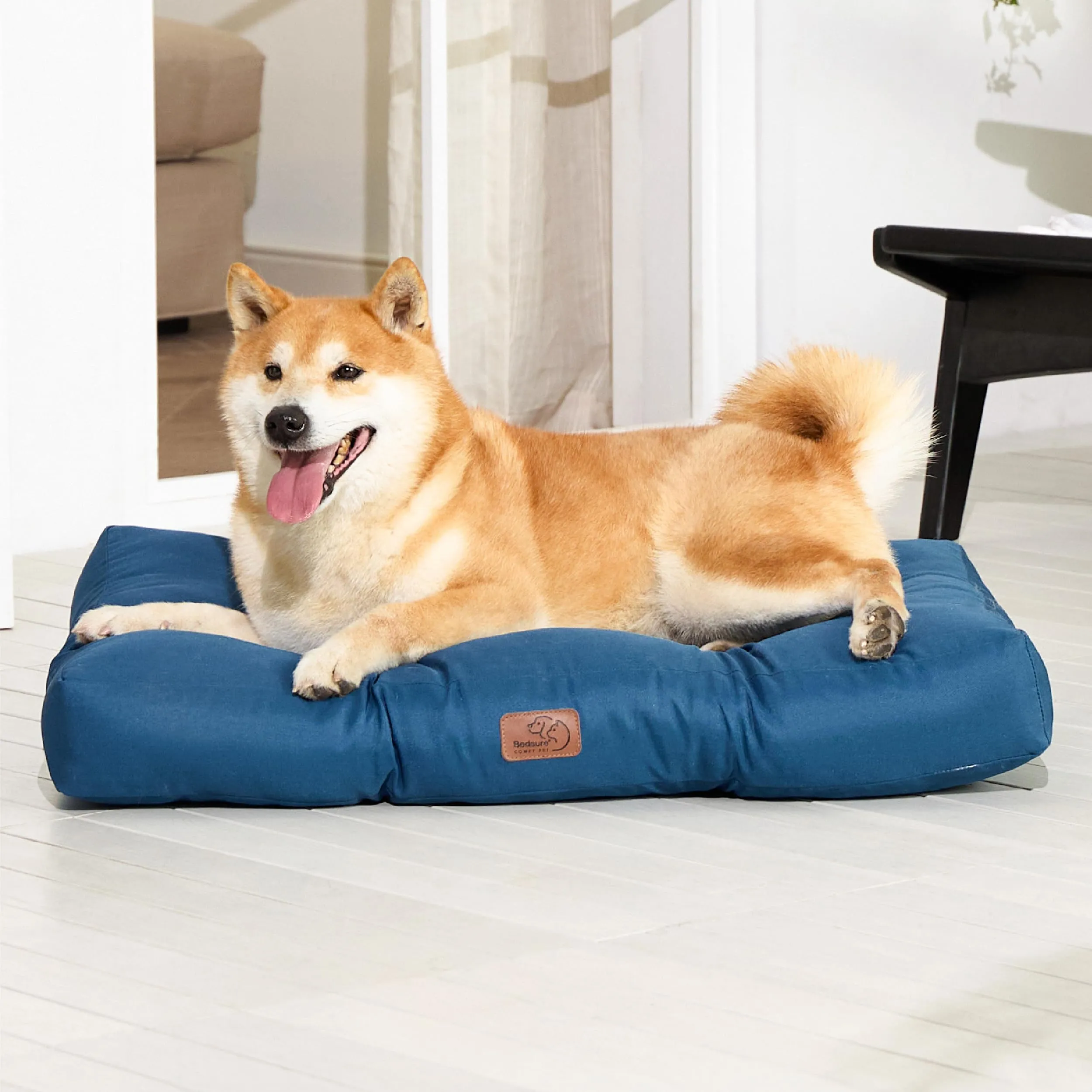 Bedsure Materasso Cani Lavabile, 76x50 cm, Blu Tibetano - immagine 7