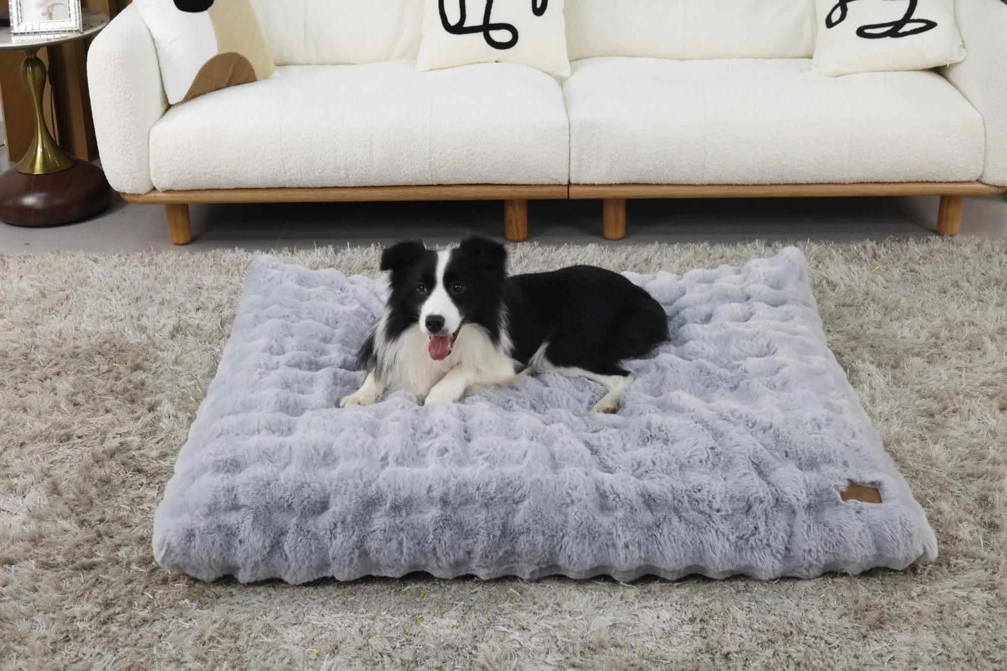 BingoPaw Cuscino per Cani Peloso, Cuccia Sfoderabile e Lavabile, Taglia Grande (130 x 110 x 12 cm) - immagine 3