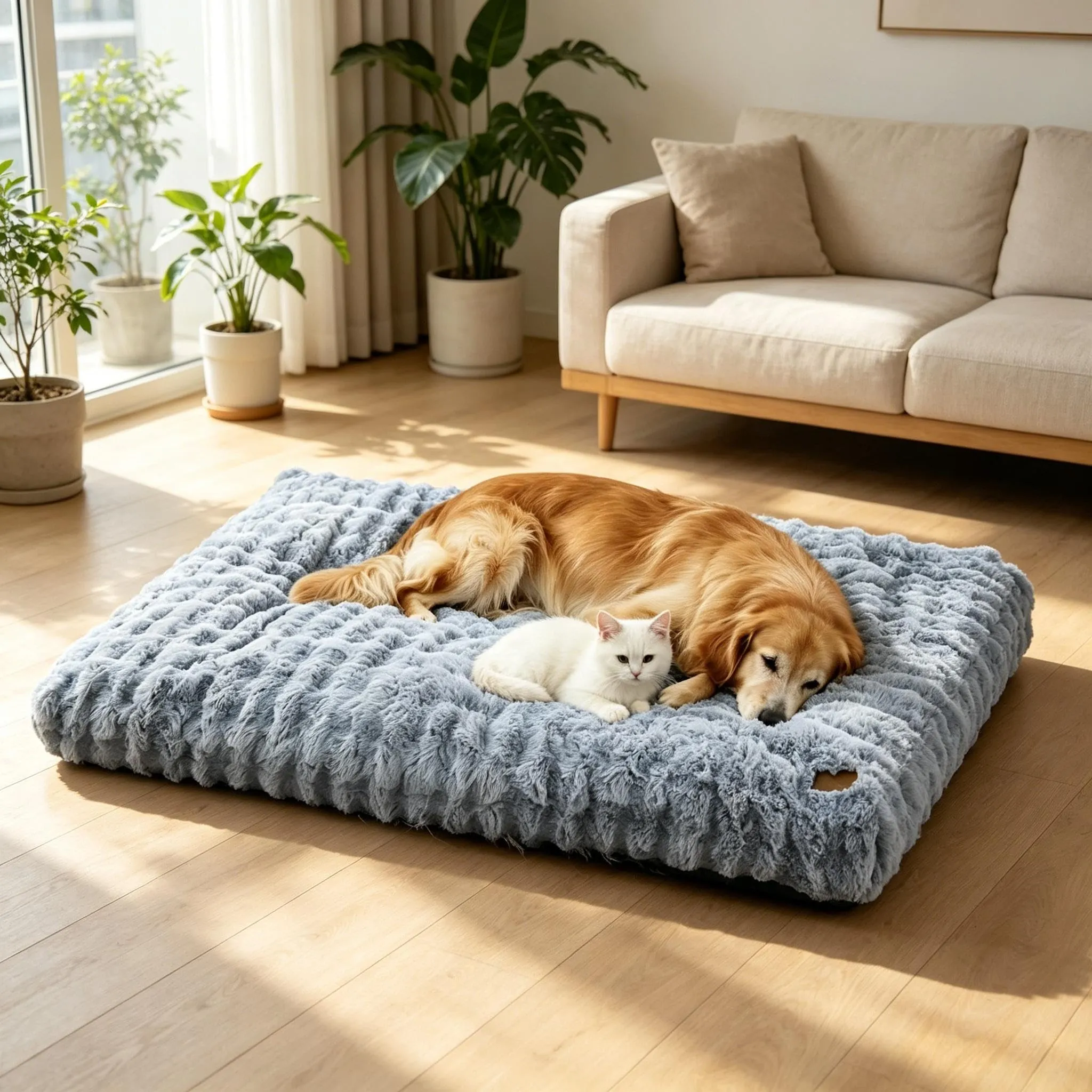 BingoPaw Cuscino per cani Taglia Grande, Cuccia Sfoderabile e Lavabile - immagine 10