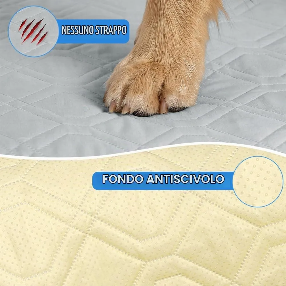 OFFCUP Coperta Impermeabile per Cani e Copridivano, Grigio chiaro, 75*180 cm - immagine 4
