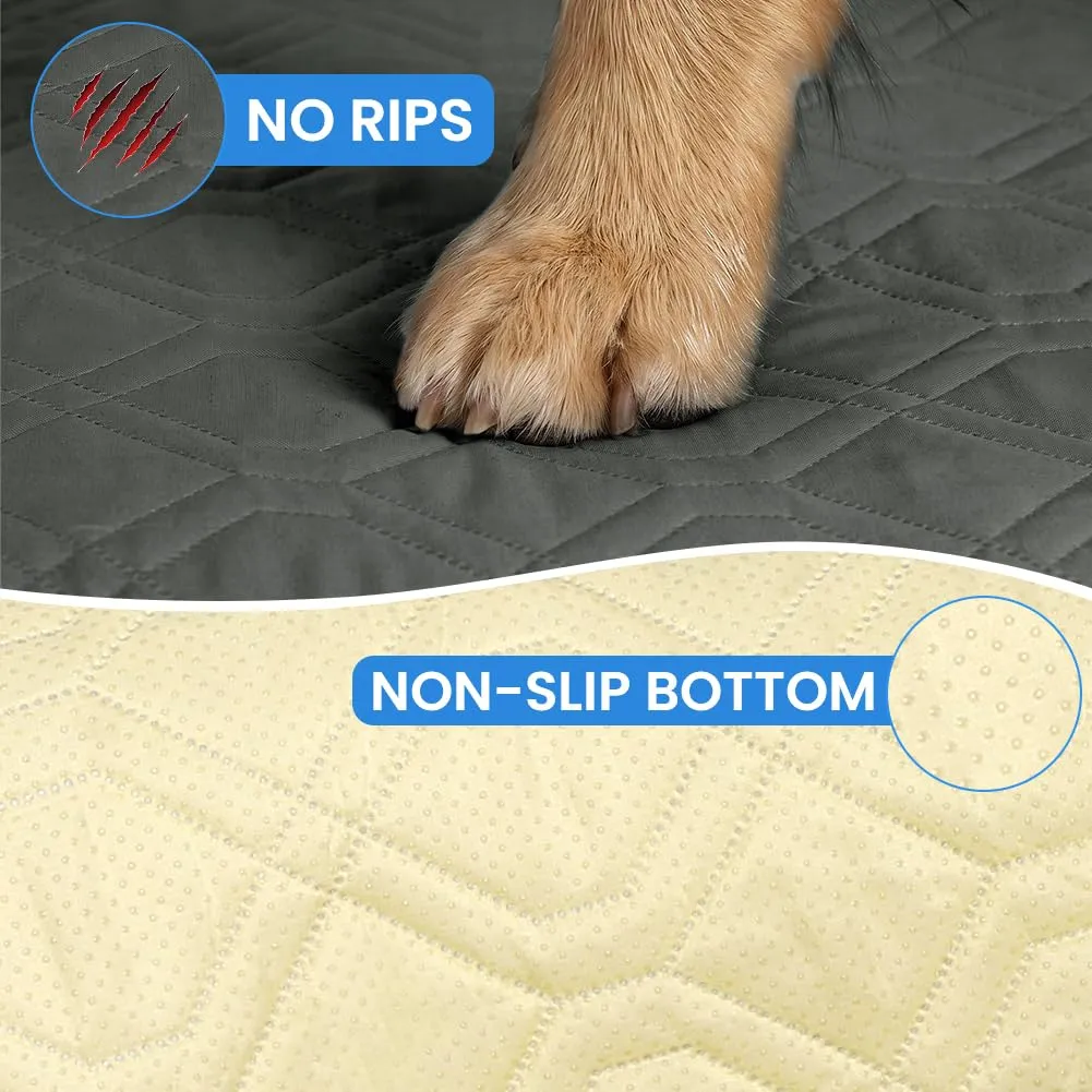 OFFCUP Coperta Impermeabile per Cani e Copridivano, Grigio Scuro, 100*127 cm, Geometrico - immagine 4