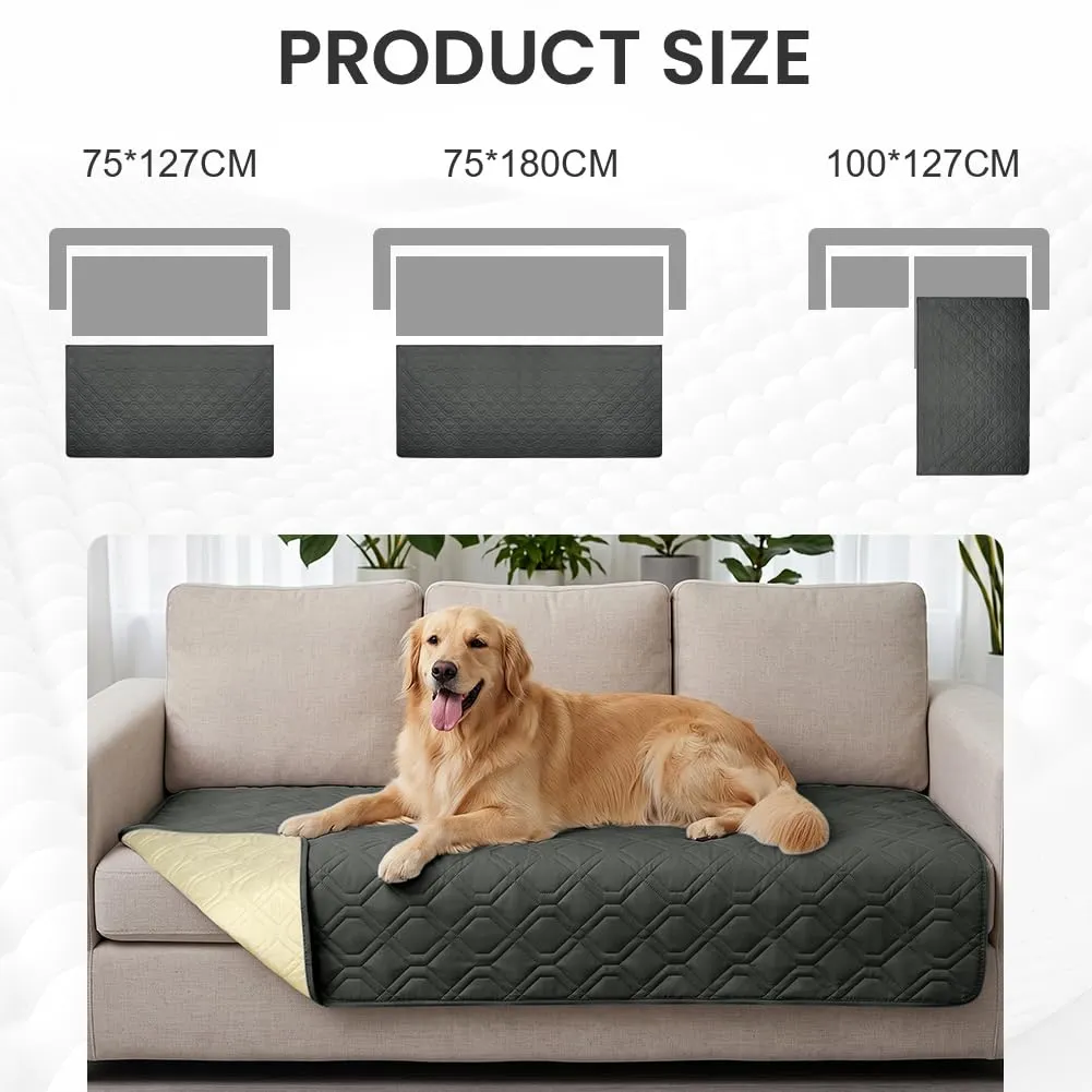 OFFCUP Coperta Impermeabile per Cani e Copridivano, Grigio Scuro, 75x127 cm - immagine 2