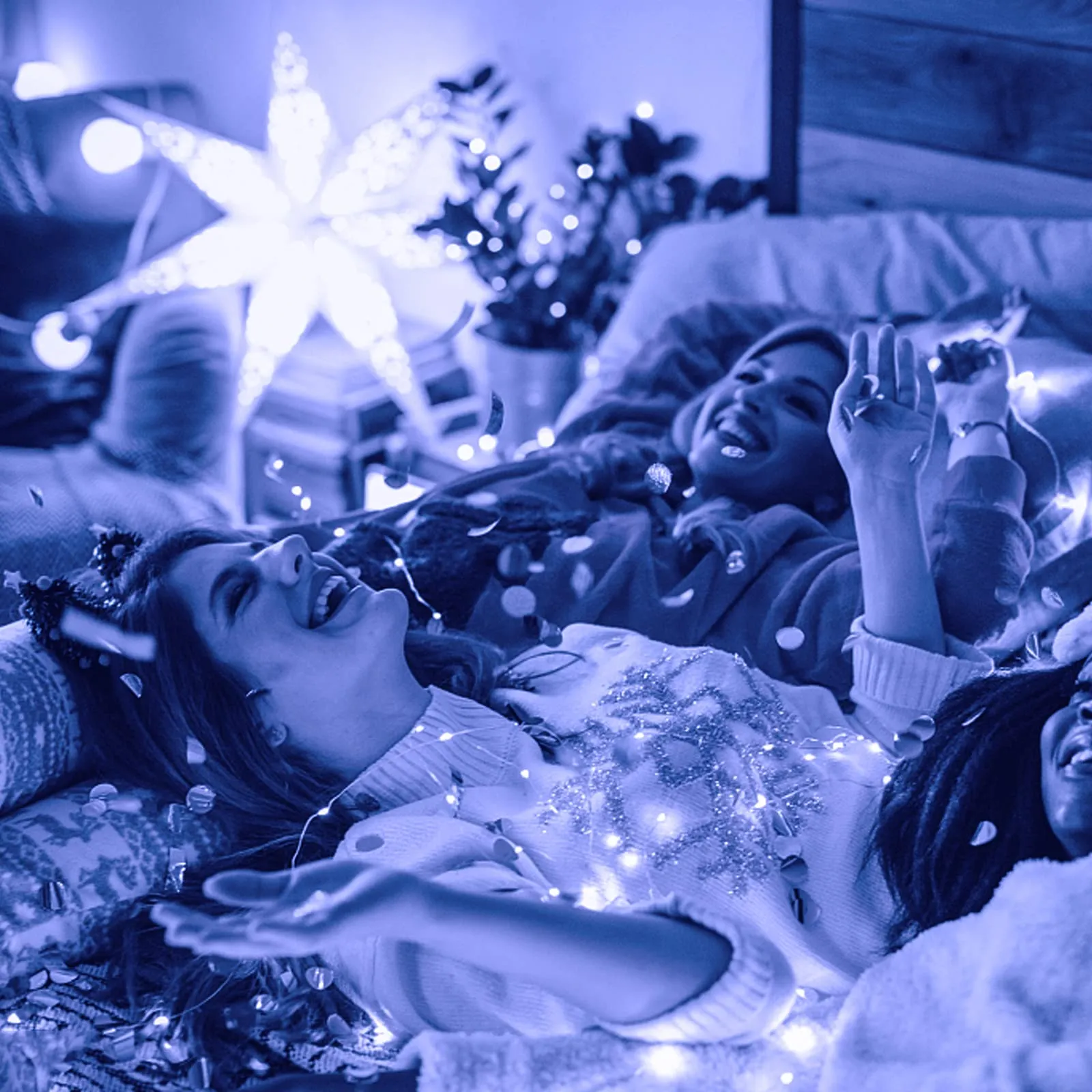 Jsdoin Lucine LED Decorative a Batteria, 5m 50 LED Fairy Lights (Bianco Freddo, 4 Pezzi) - immagine 5