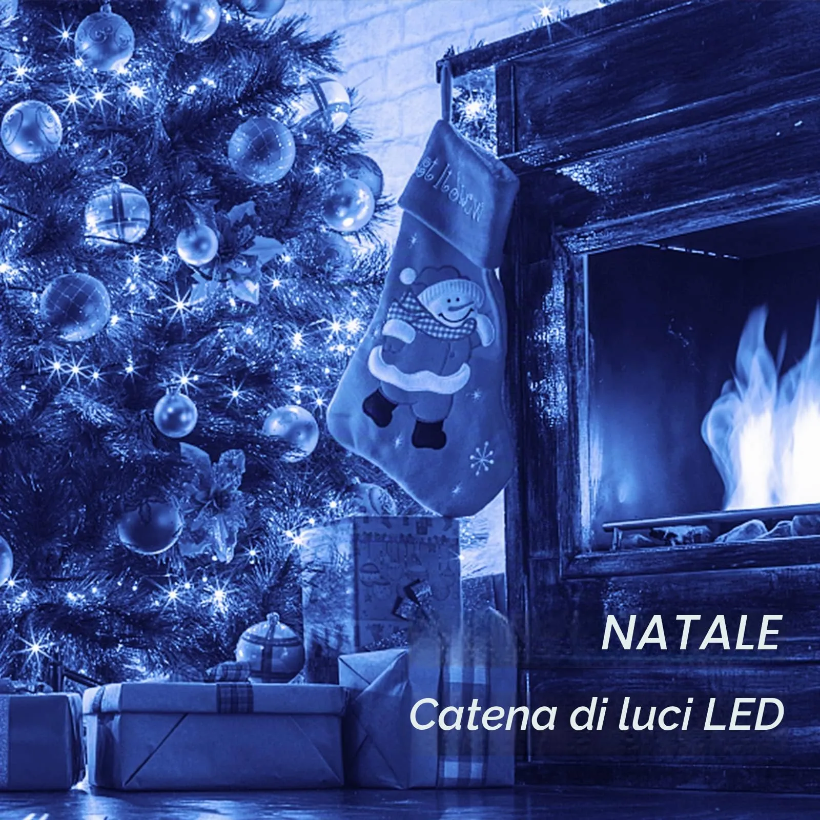 Jsdoin Lucine LED Decorative a Batteria, 5m 50 LED Fairy Lights (Bianco Freddo, 4 Pezzi) - immagine 6