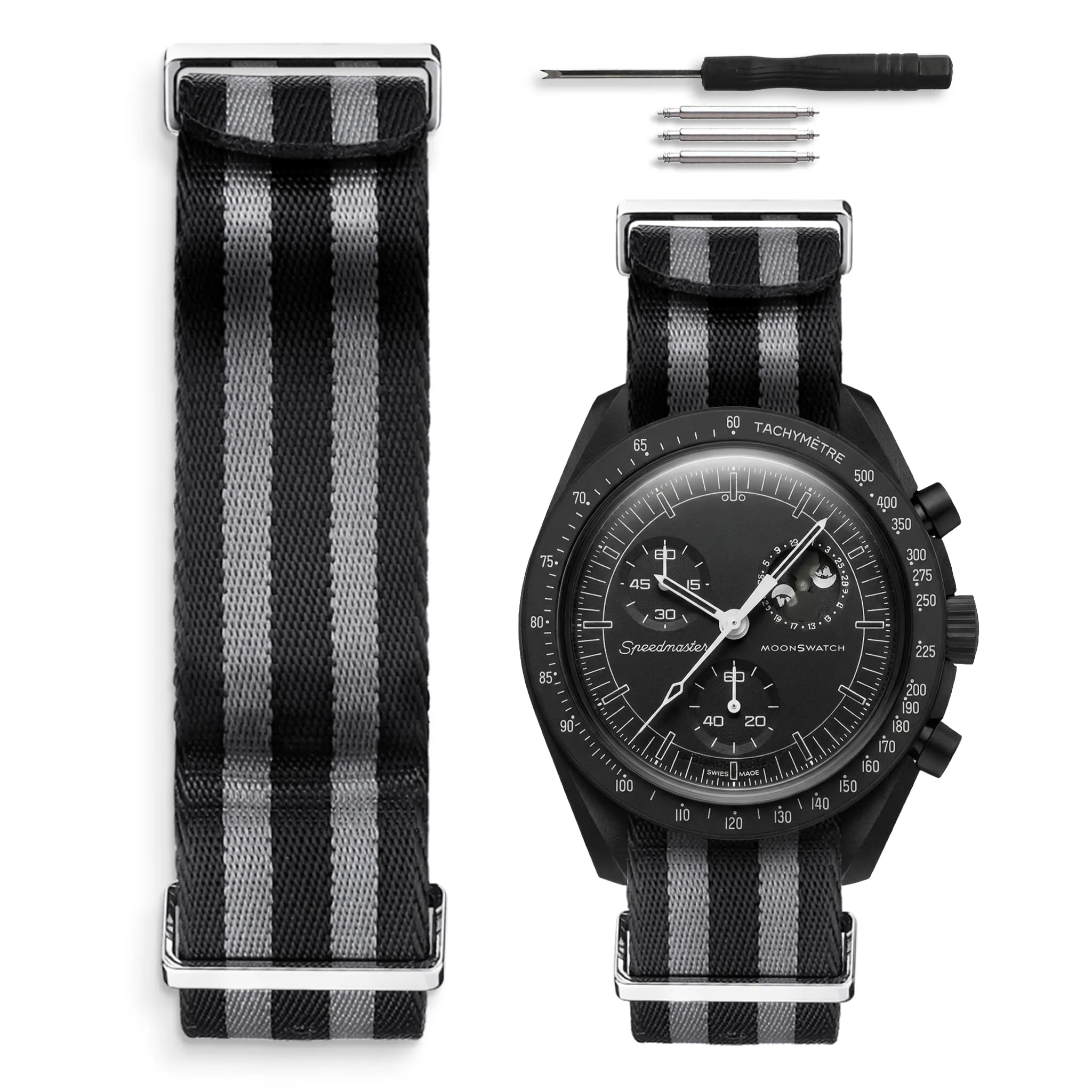 HORACE Cinturino Orologio NATO 20mm in Nylon - Bond 007 Spectre - immagine 1