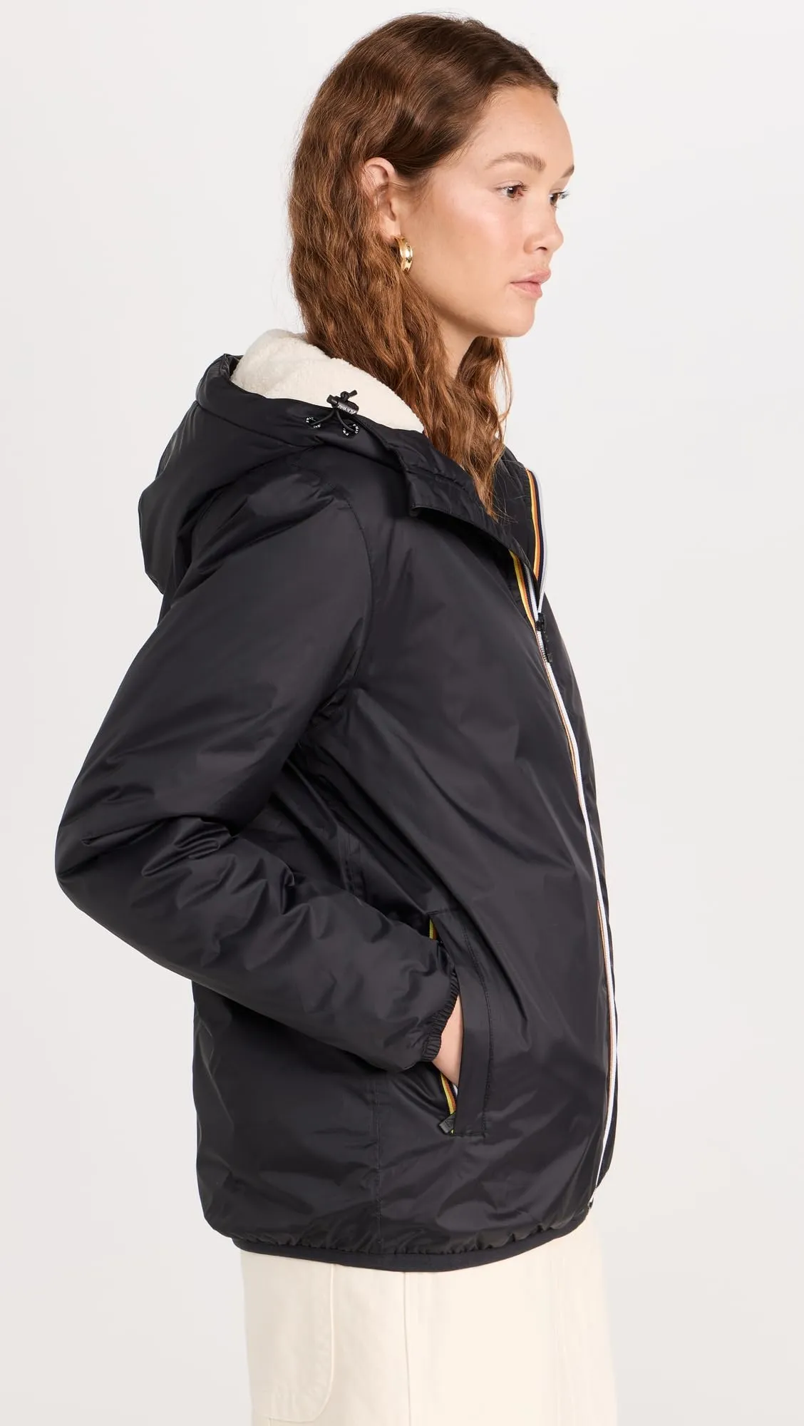 K-Way Giacca con cappuccio K3118TW Nero XXL - immagine 4