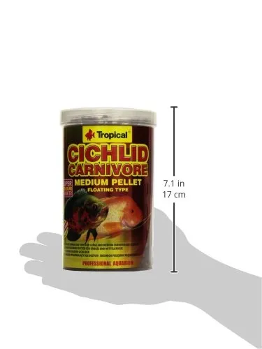 Tropical Cichlid Carnivore Medium Pellet 360g - immagine 2