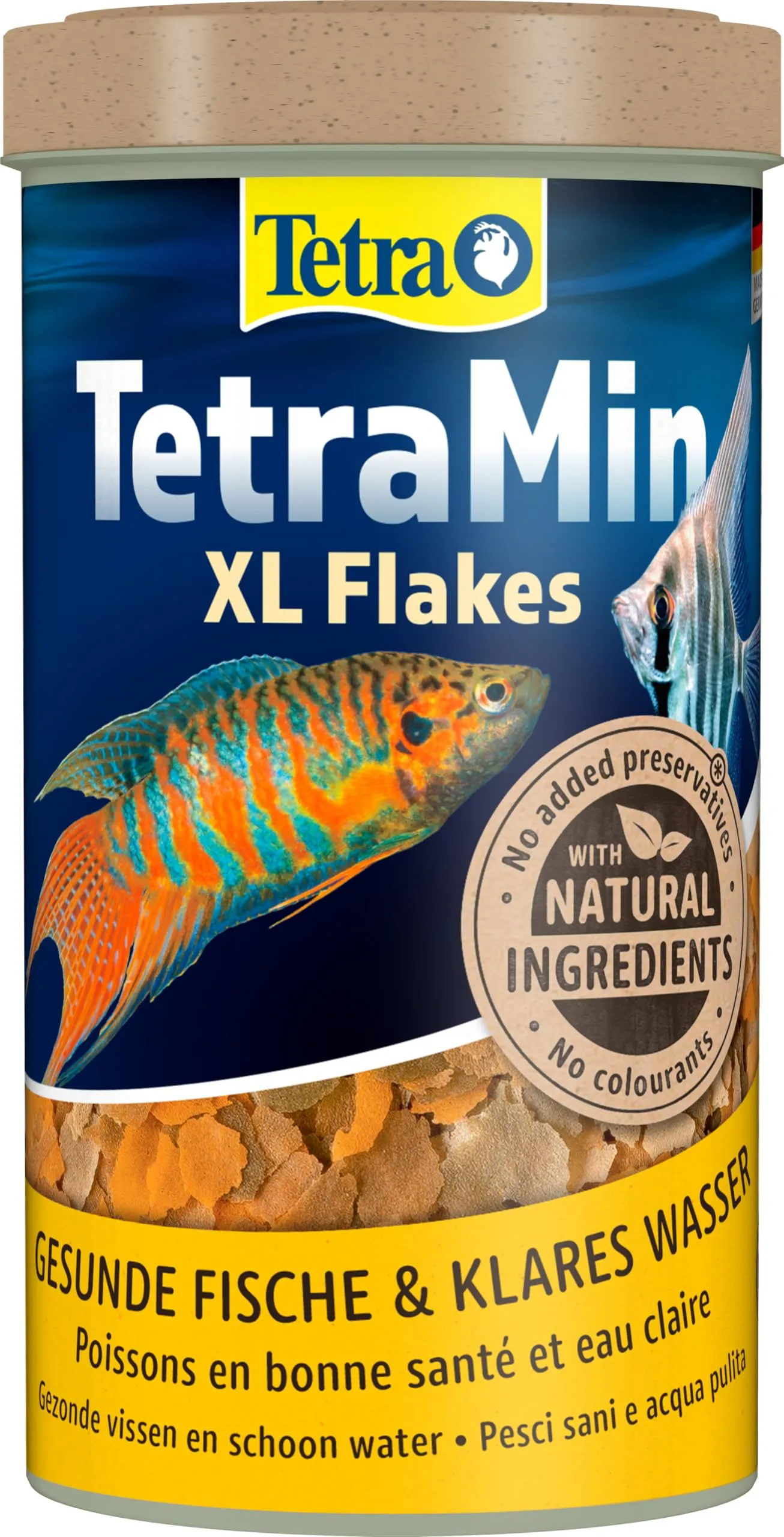 Tetra TetraMin XL Flakes for Large Ornamental Fish, 500 ml - immagine 1