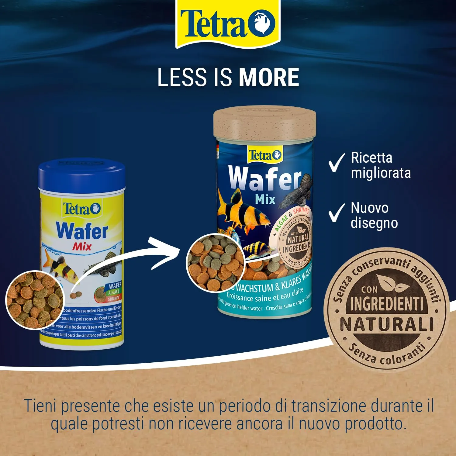 Tetra Wafer Mix 250 ml - Mangime Completo per Pesci di Fondo e Crostacei - immagine 2