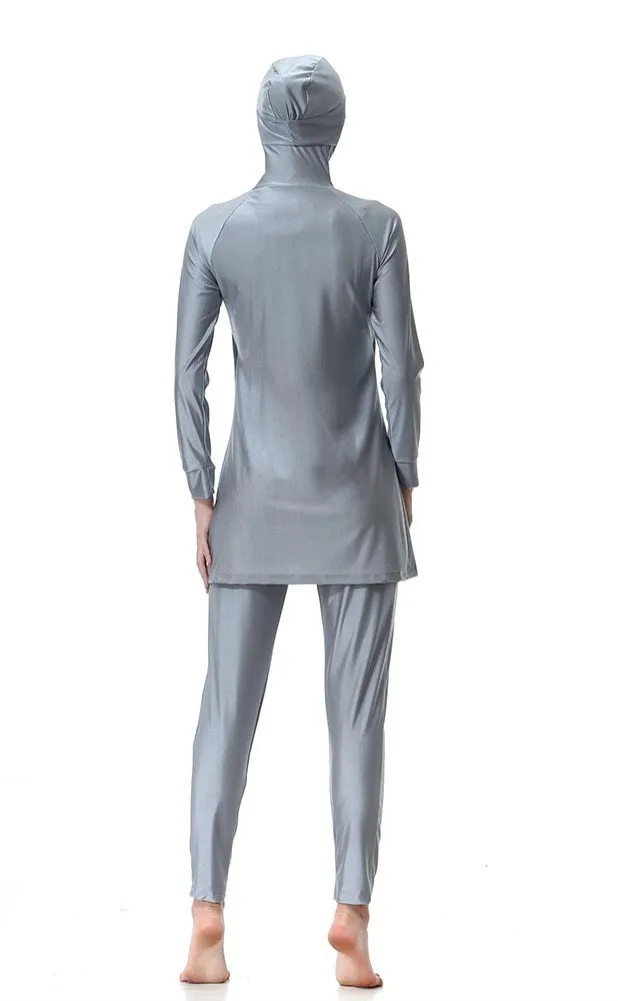 WOWDECOR Burkini Costume da Bagno Musulmano Copertura Completa per Donne e Ragazze - immagine 5