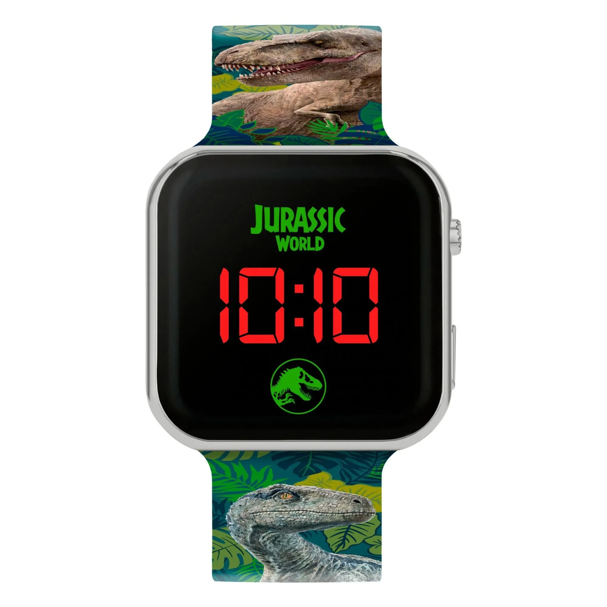 Jurassic World Orologio Digitale JRW4100, Stampa Verde - immagine 1